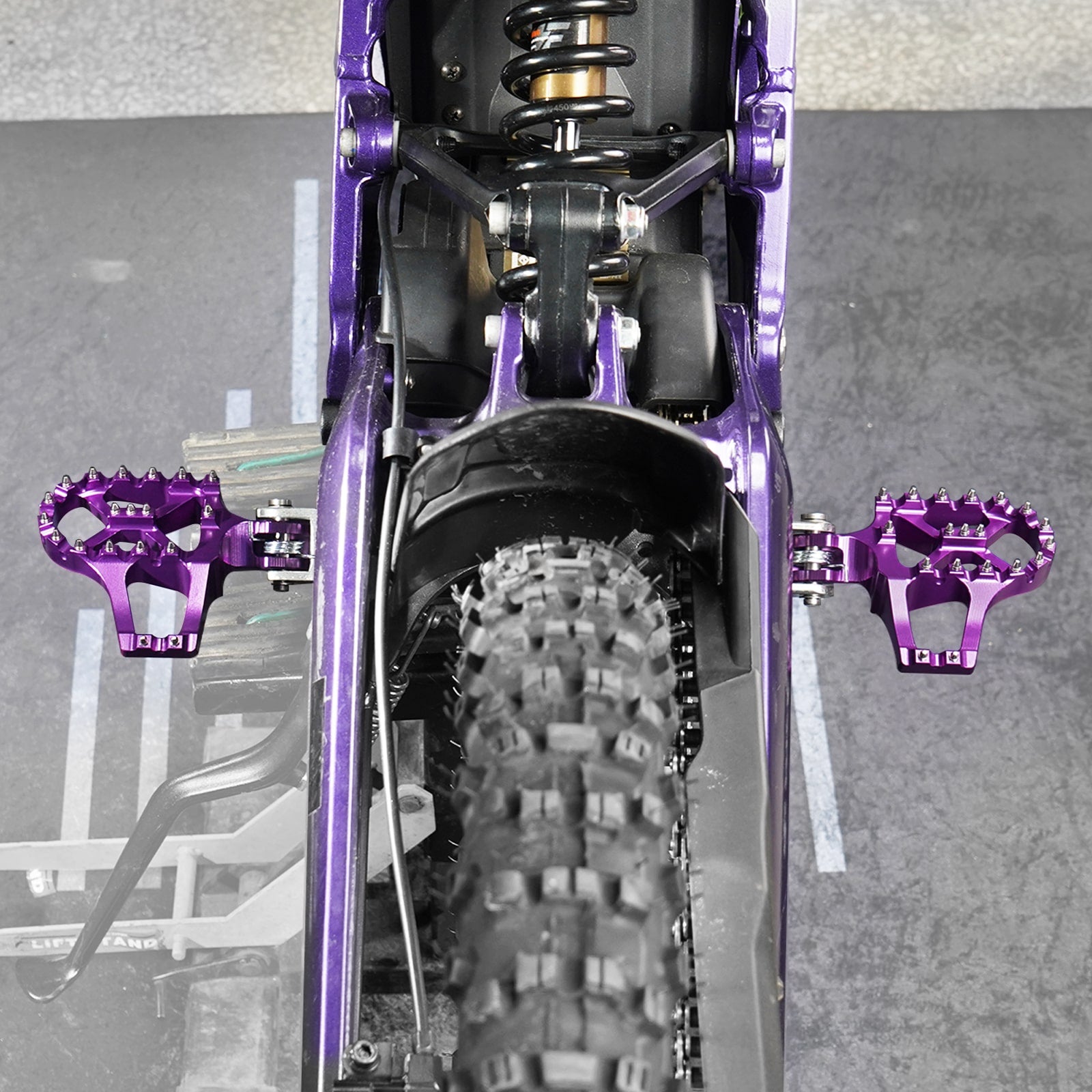 Foot Pegs Bracket Package Footrest Support Brace Kickstand For Surron Light Bee X S Segway X160 X260