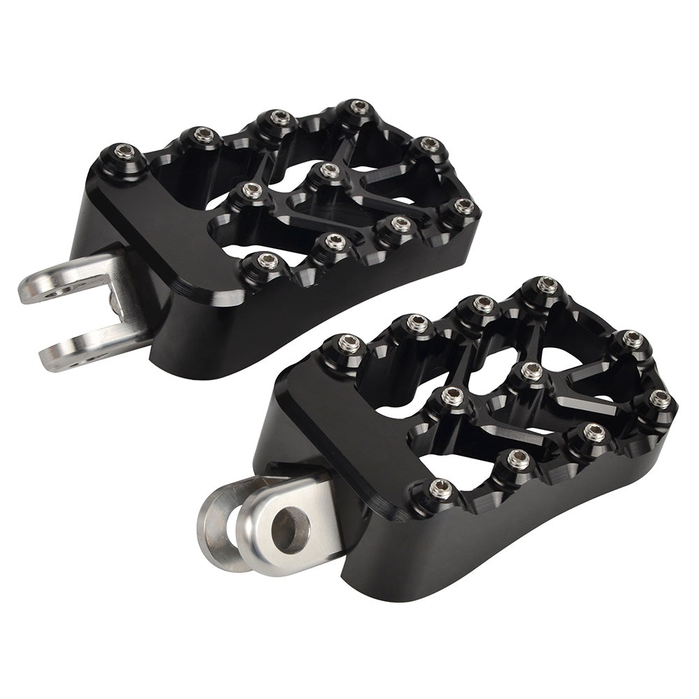 CNC Billet Wide Foot Pegs Footrests Pedals For Suzuki DRZ400 E S SM 2000-2022