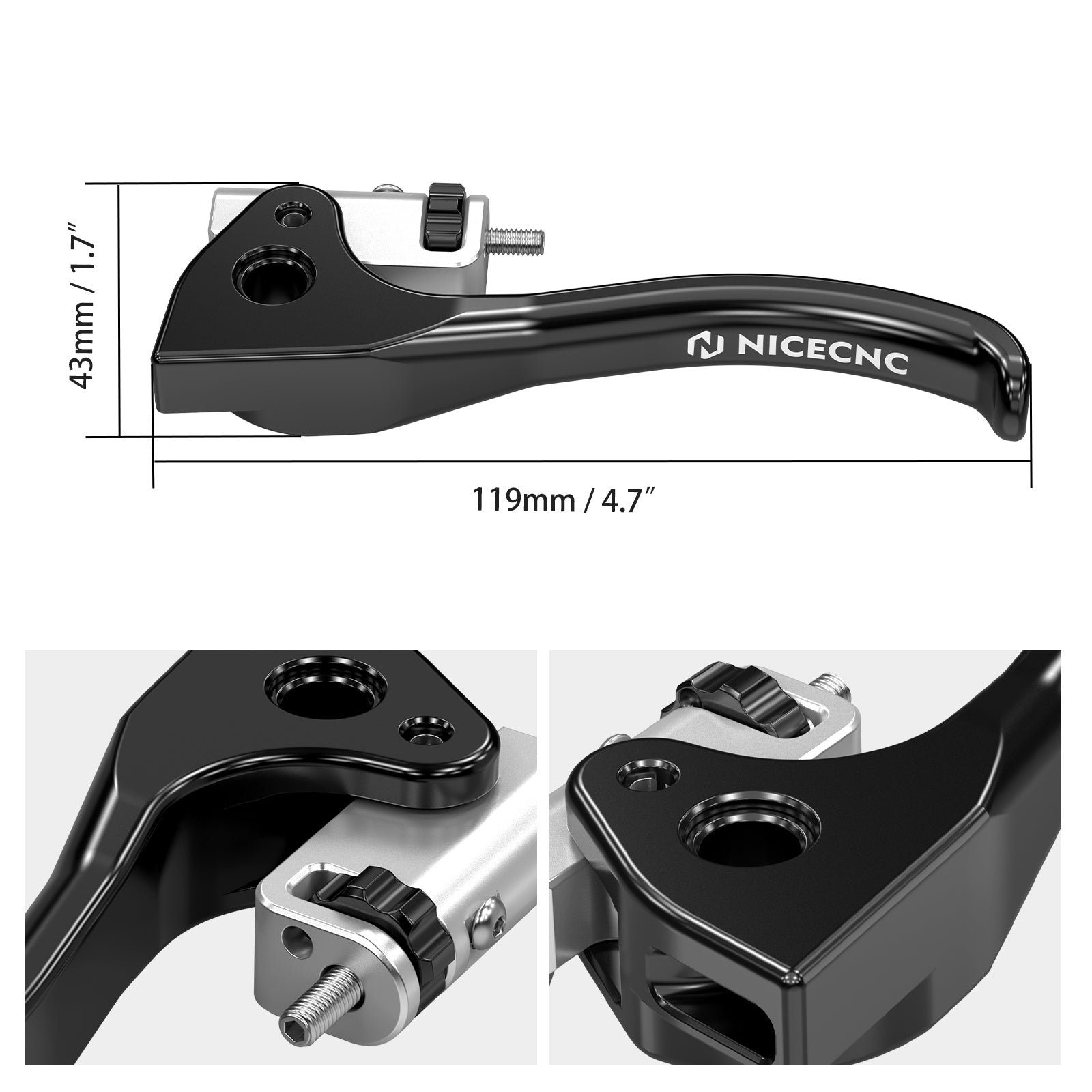 Shorty Clutch Lever For Gas Gas 125-450 MC/EX 250-450F 2021-2023