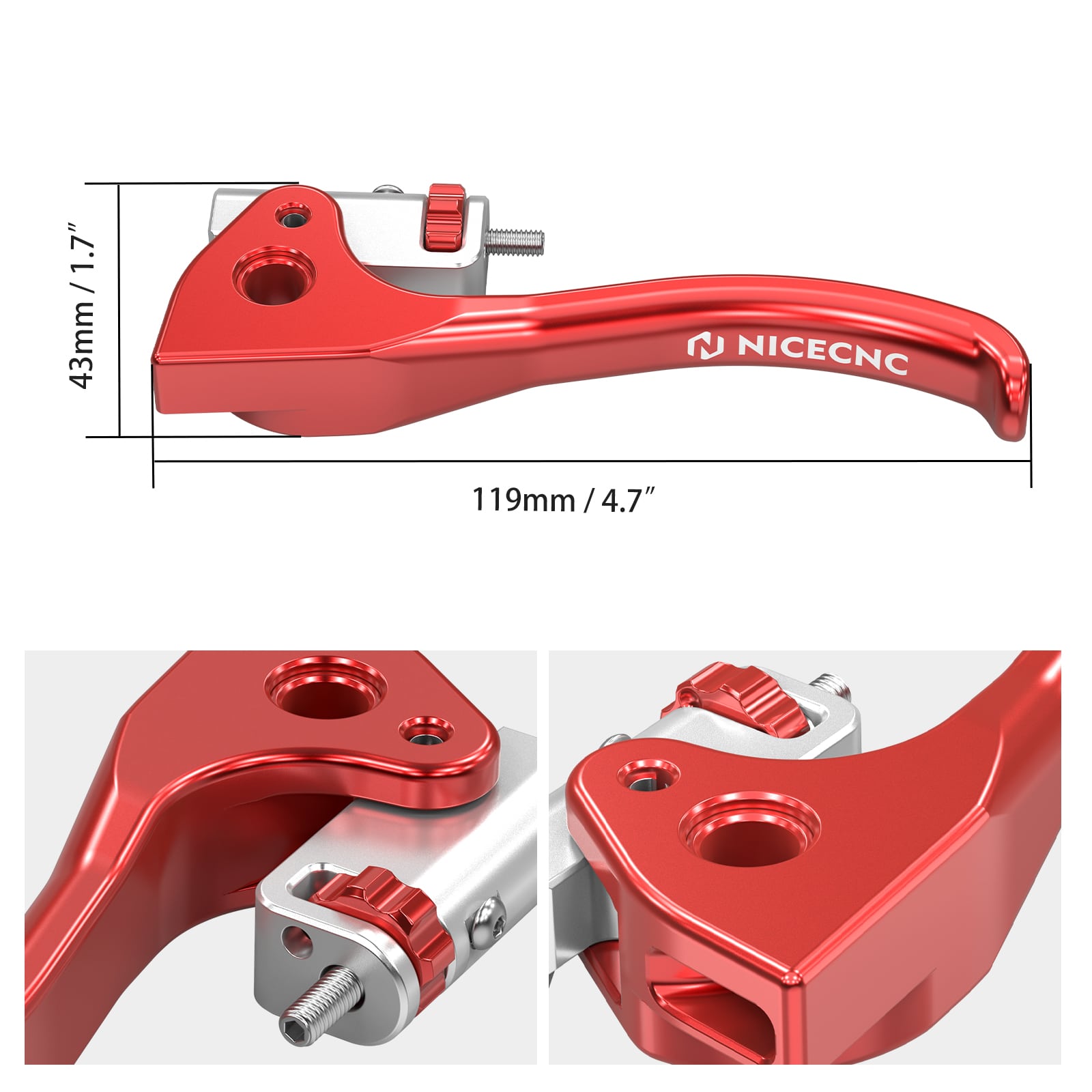 Shorty Brake Clutch Lever Set For KTM 350 500 EXC-F 2014-2025
