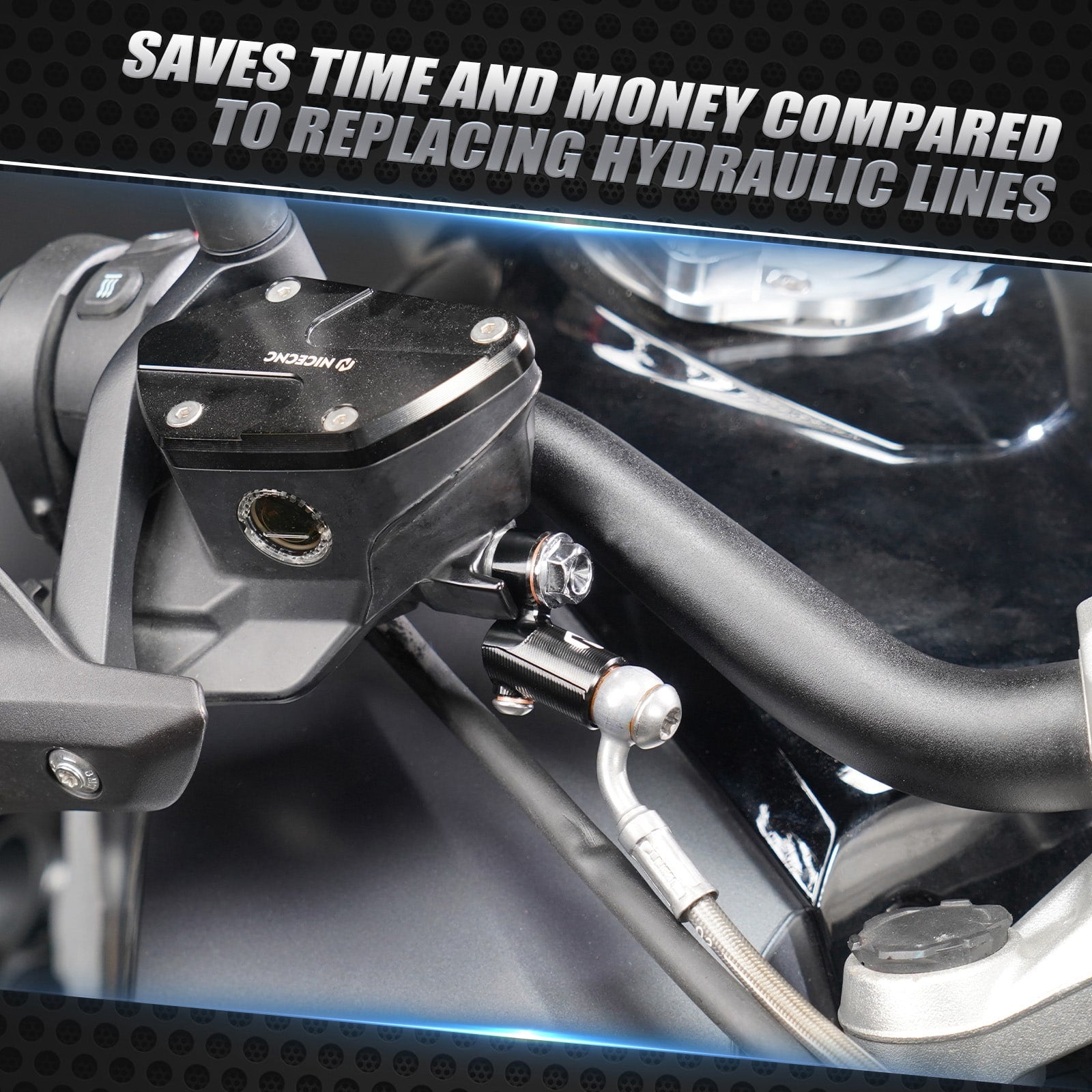 Hydraulic Brake Hose Line Extension Adapter Extender For BMW R1250GS R1200GS Adventure