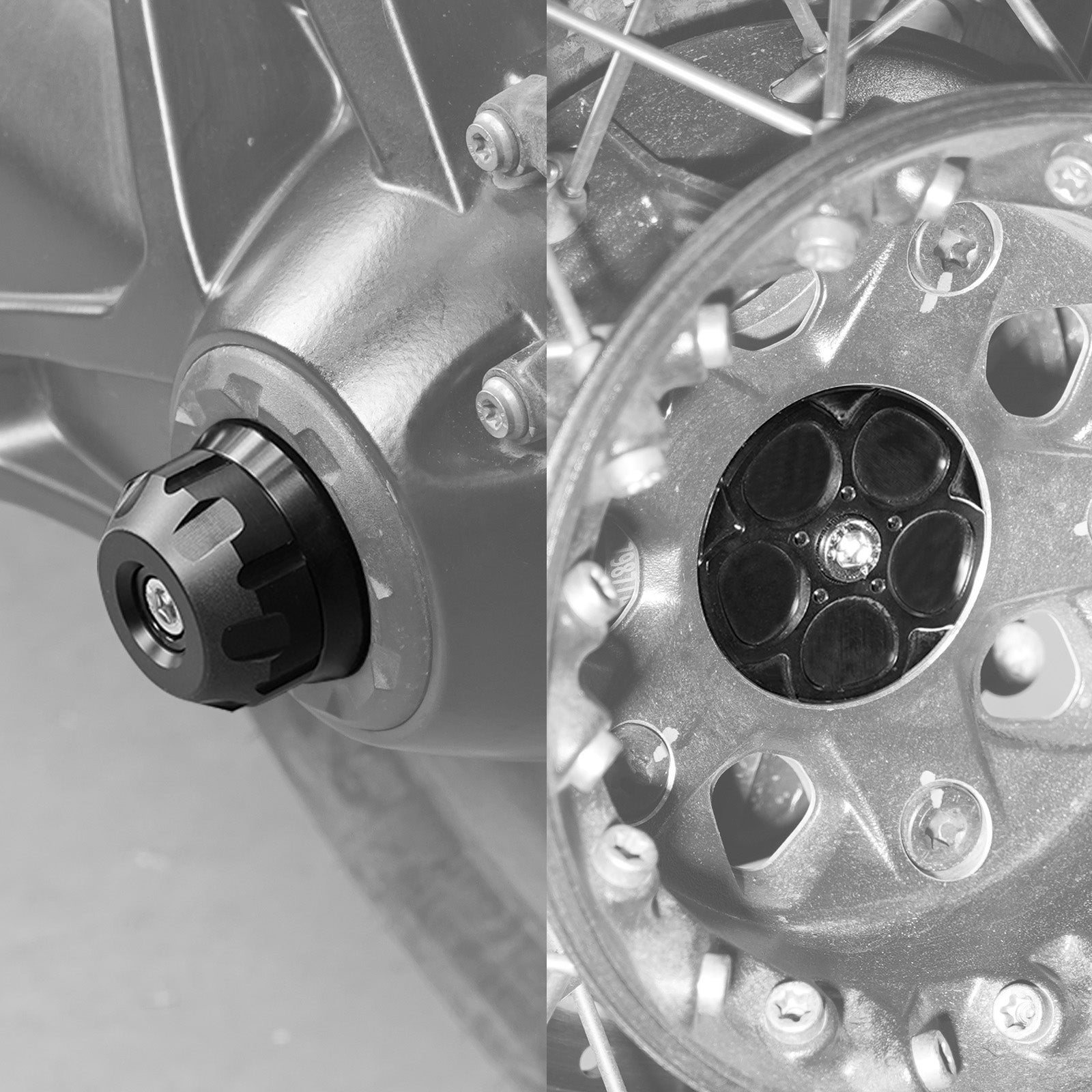 Rear Axle Fork Wheel Crash Protector For BMW R1250GS / Adventure