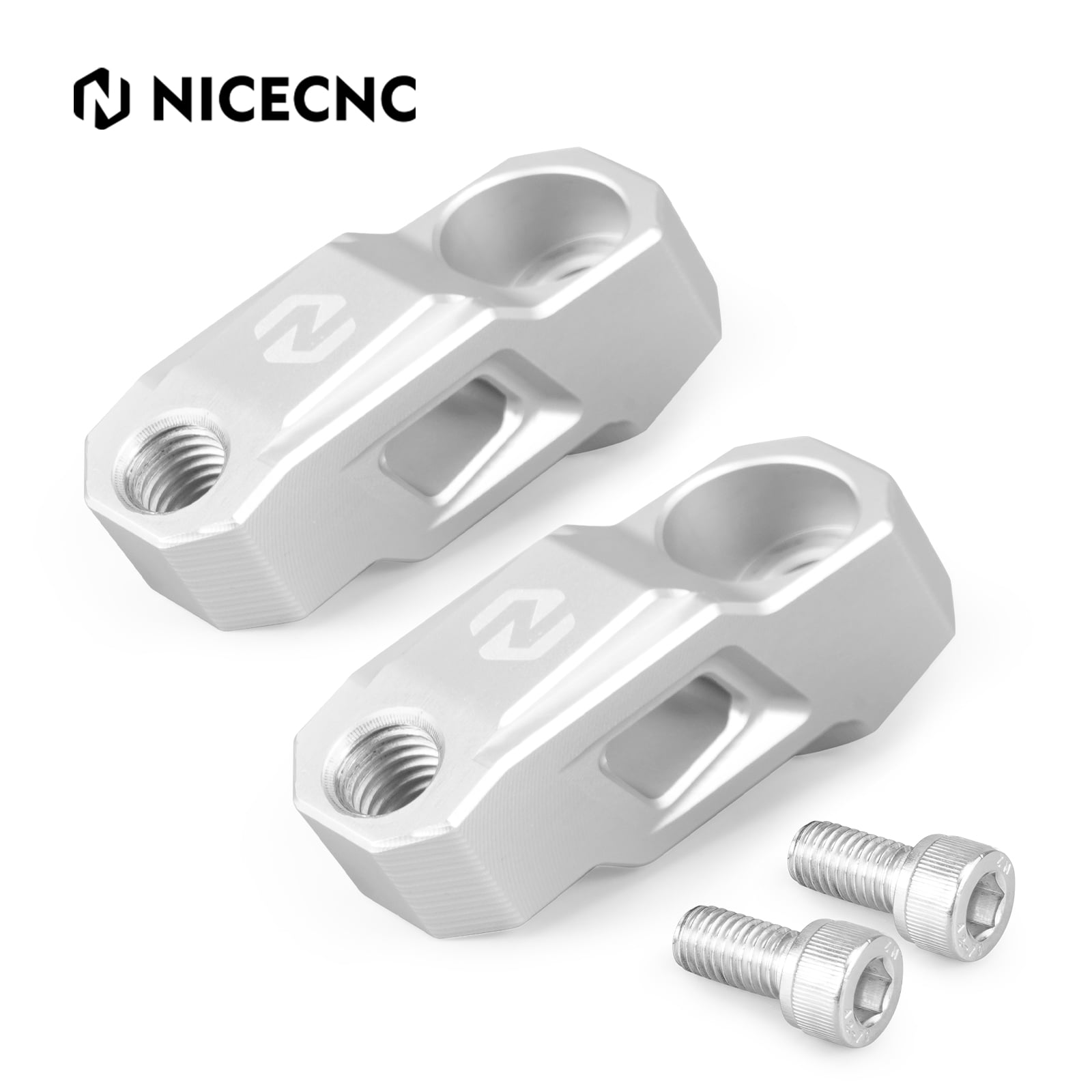 40mm Mirror Extender Riser For BMW R1250GS 19-23 R1200GS 13-18