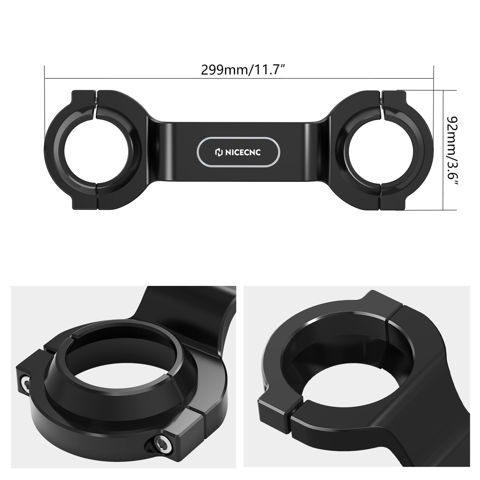 Front Method Fork Brace Stabilizer For Harley Sportster 883 1200 48 72 XL Dyna Low Rider