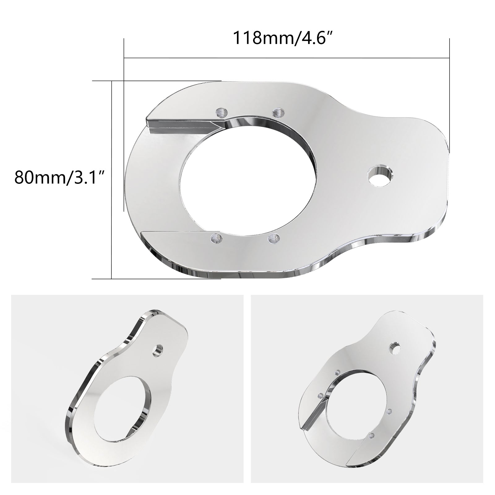 Top Motor Ignition Switch Mount Bracket For Harley Road King Street Glide Ultra Limited