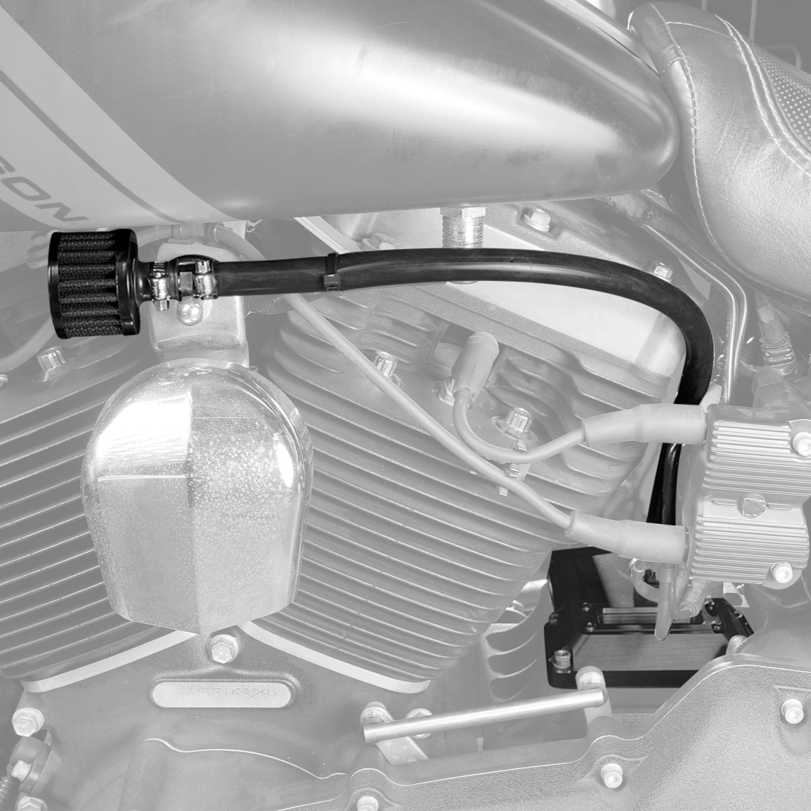 Transparent Vented Transmission Top Cover For Harley Dyna Twin Cam 2006-2017