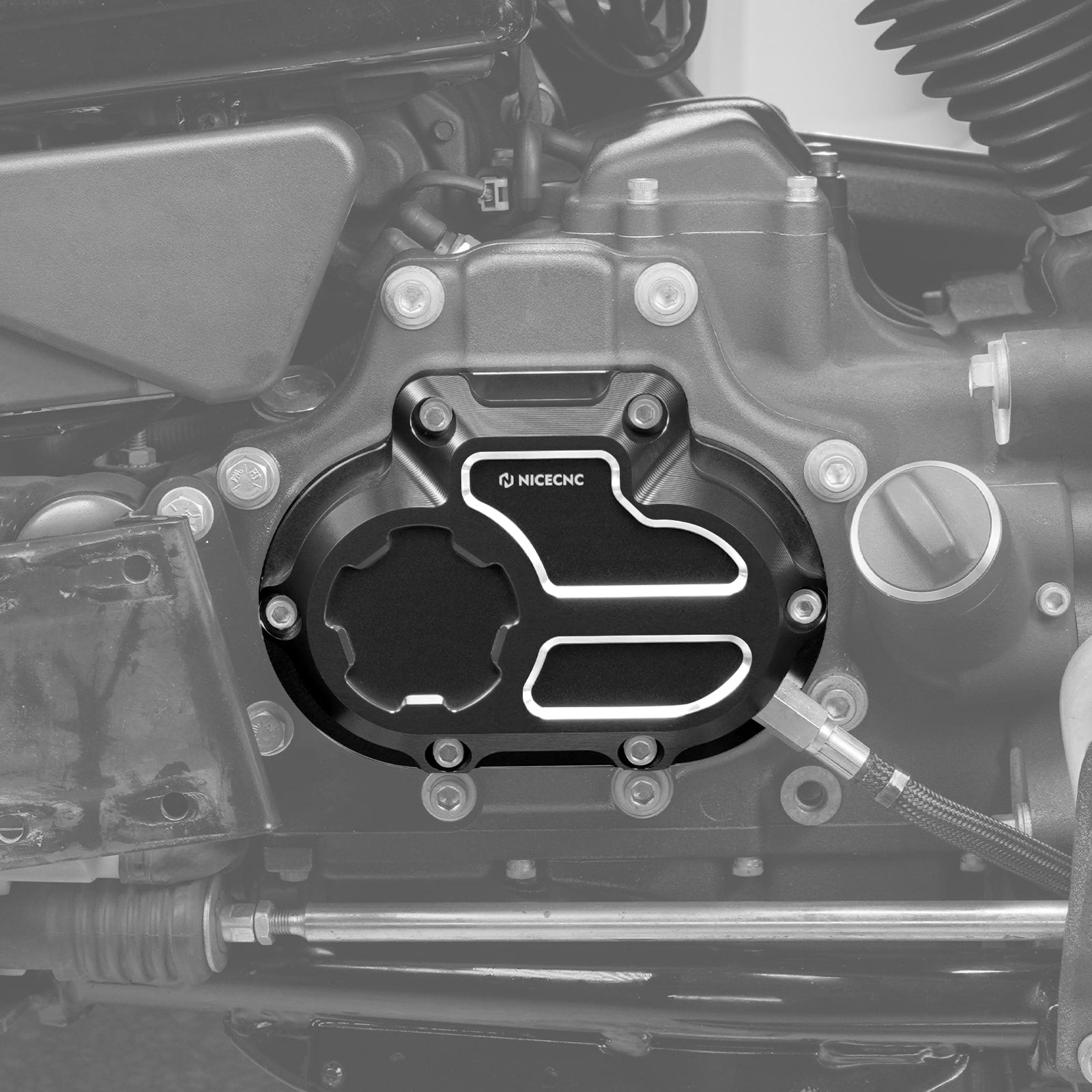 Transmission Side Cover For Harley Dyna Twin Cam Models 2006-2017