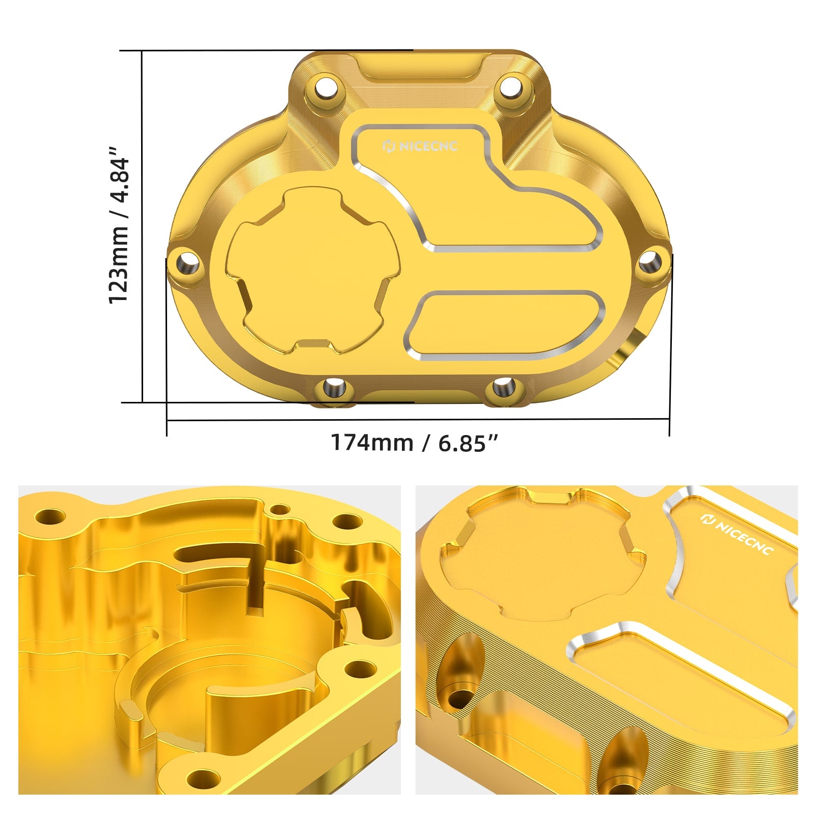 Transmission Side Cover For Harley Dyna Twin Cam Models 2006-2017