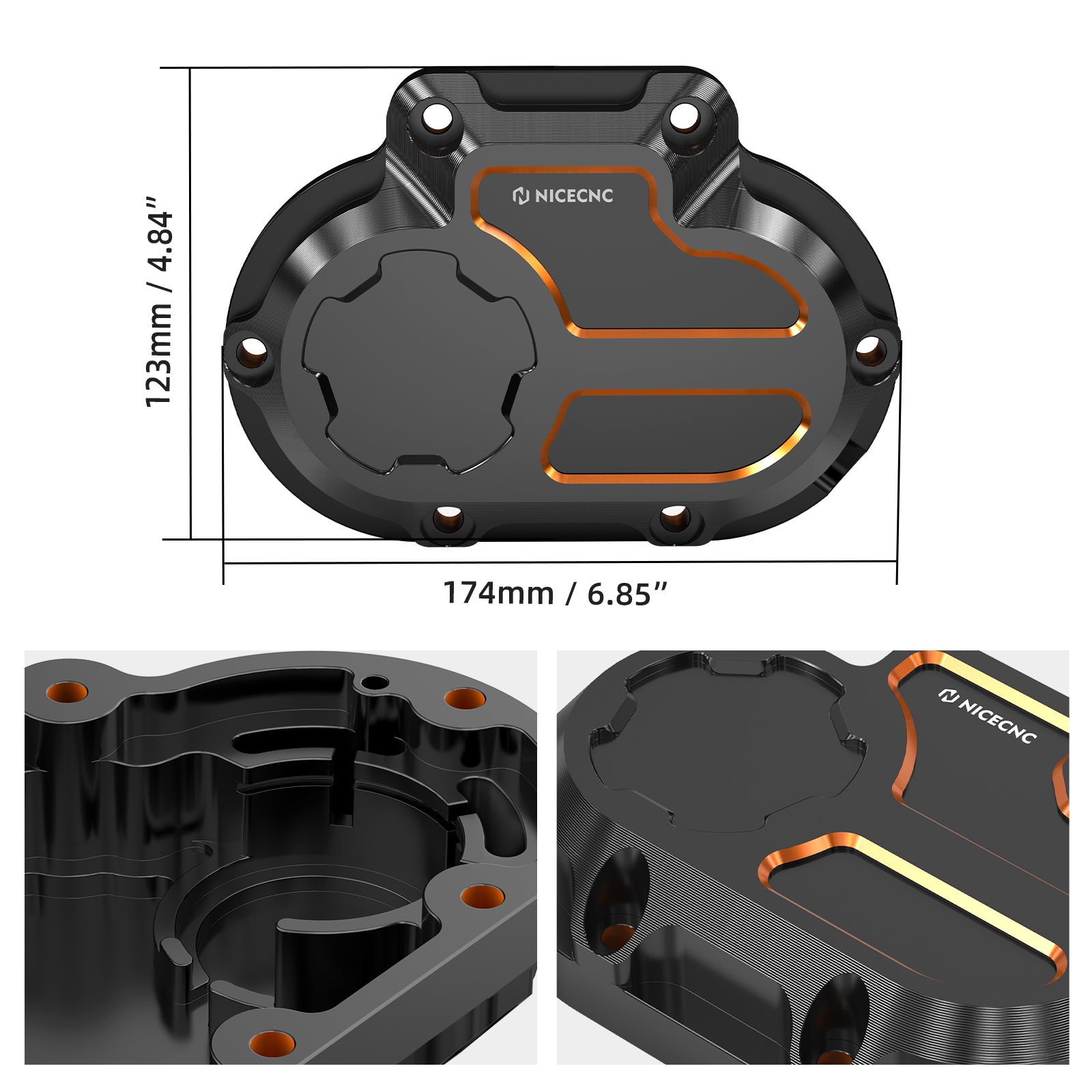 Transmission Side Cover For Harley Dyna Twin Cam Models 2006-2017