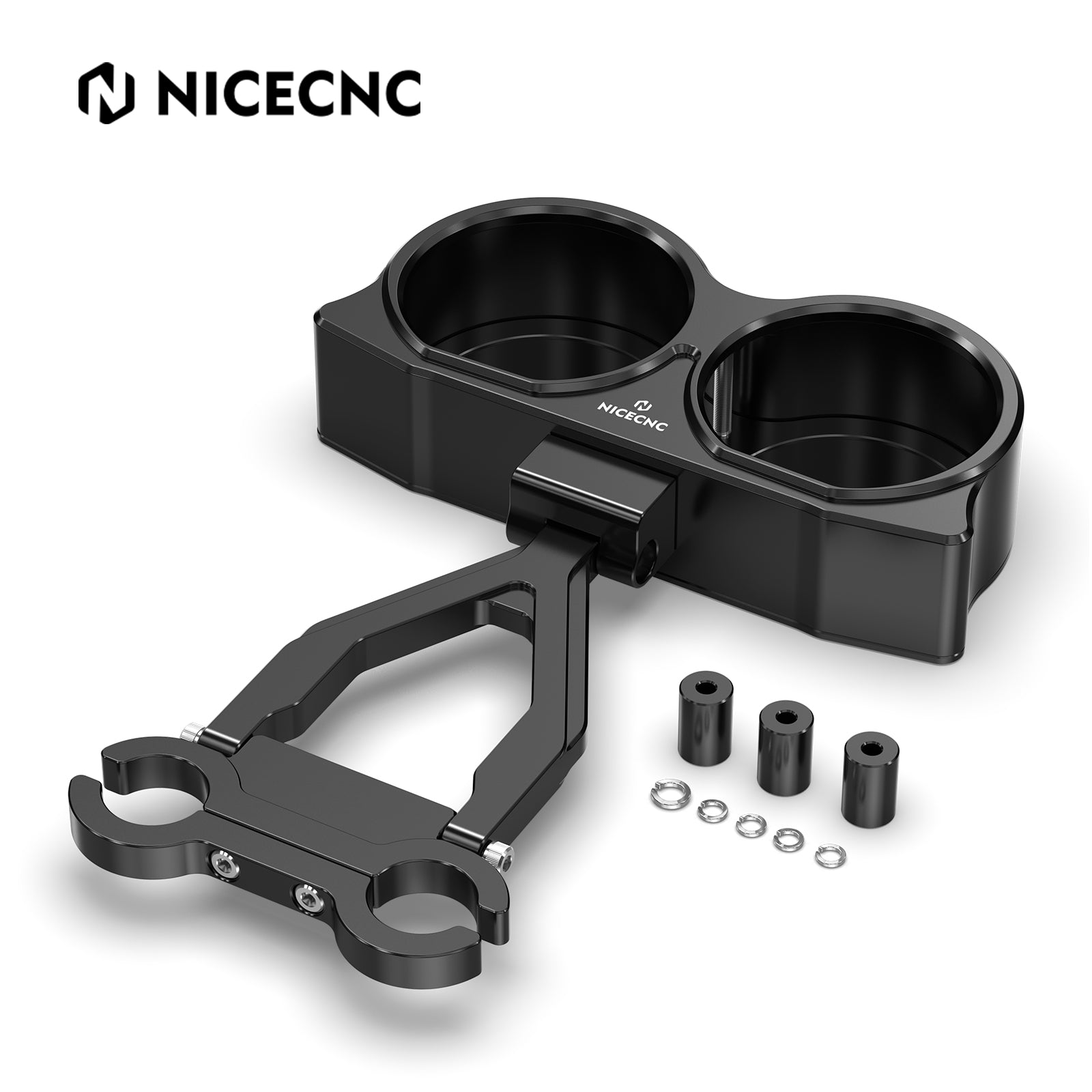 Handlebar Risers + Gauge Relocation Bracket Kit For Harley Road Glide FLTRX 2015-2023