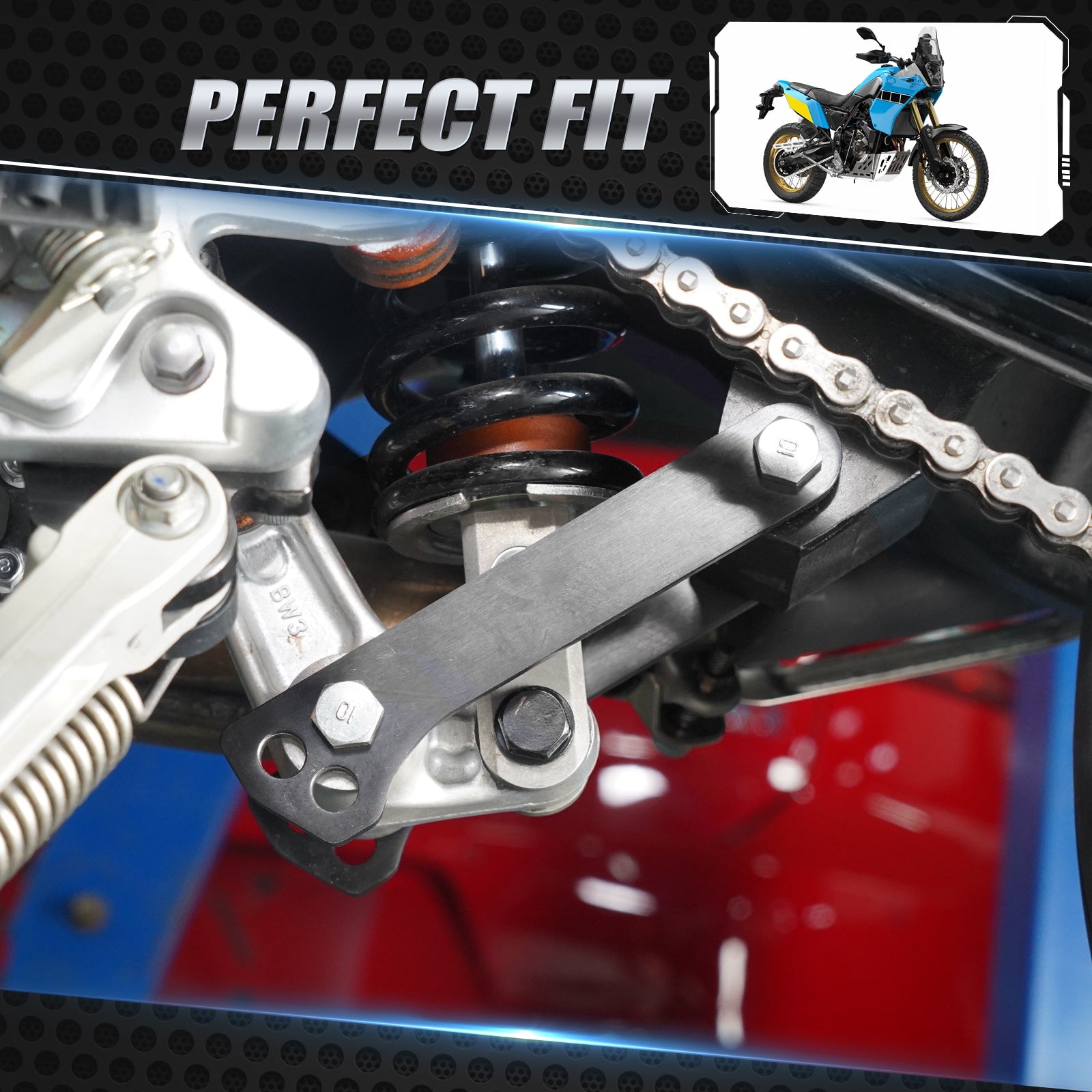 Suspension Lowering / Raising Links For Yamaha Tenere 700 19-24 Rally Edition 20-24