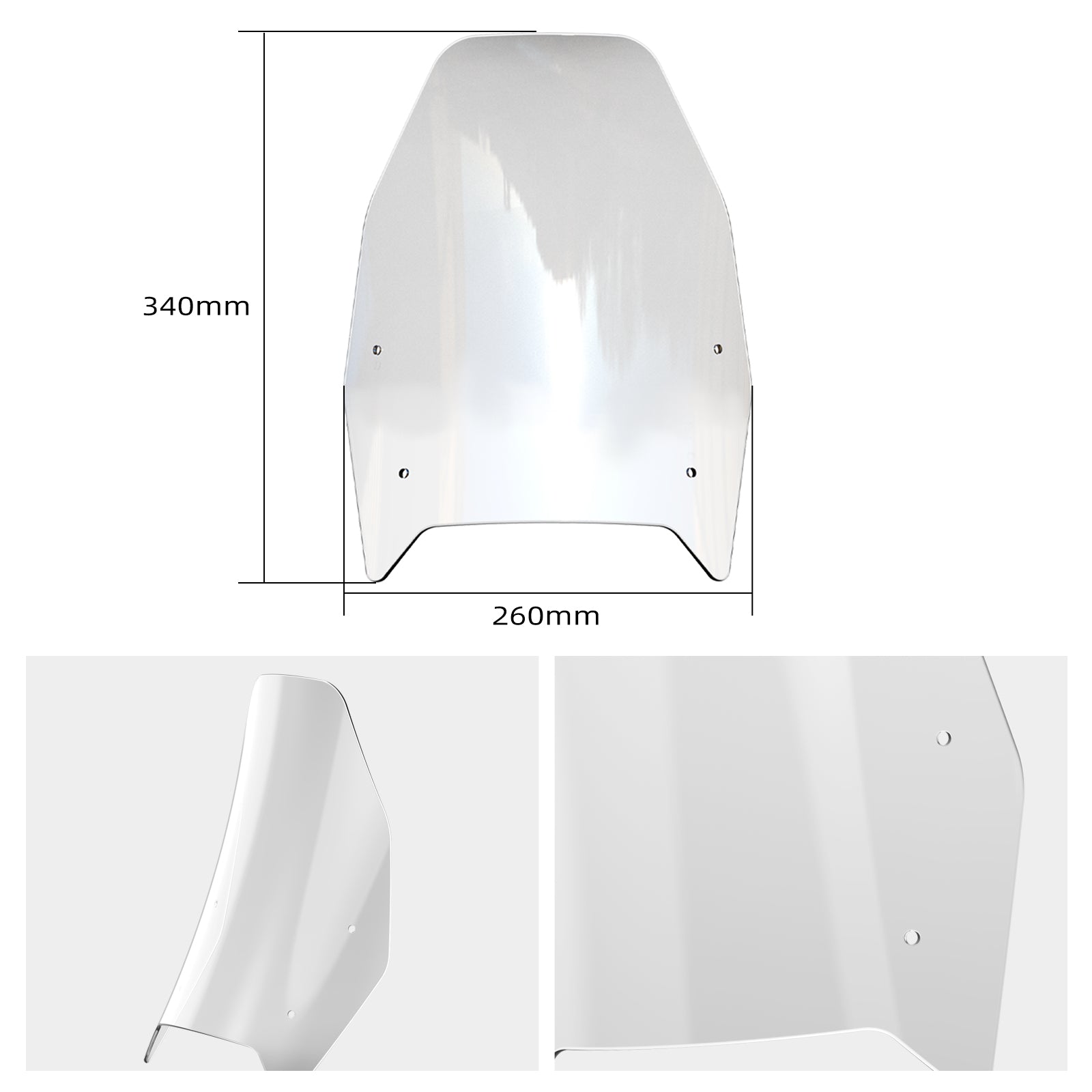 Windshield Windscreen For Yamaha Tenere 700 / XTZ700 2019-2024