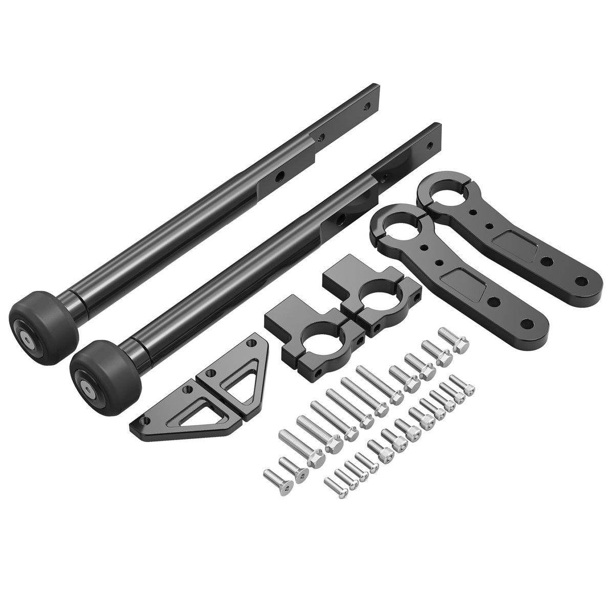 Front Crash Bar Engine Guard For Harley Dyna Low Rider Street Fat Bob Super Wide Glide
