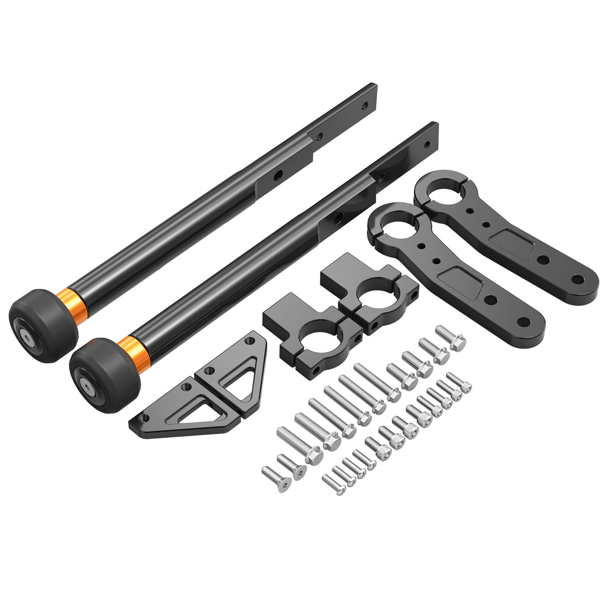 Front Crash Bar Engine Guard For Harley Dyna Low Rider Street Fat Bob Super Wide Glide