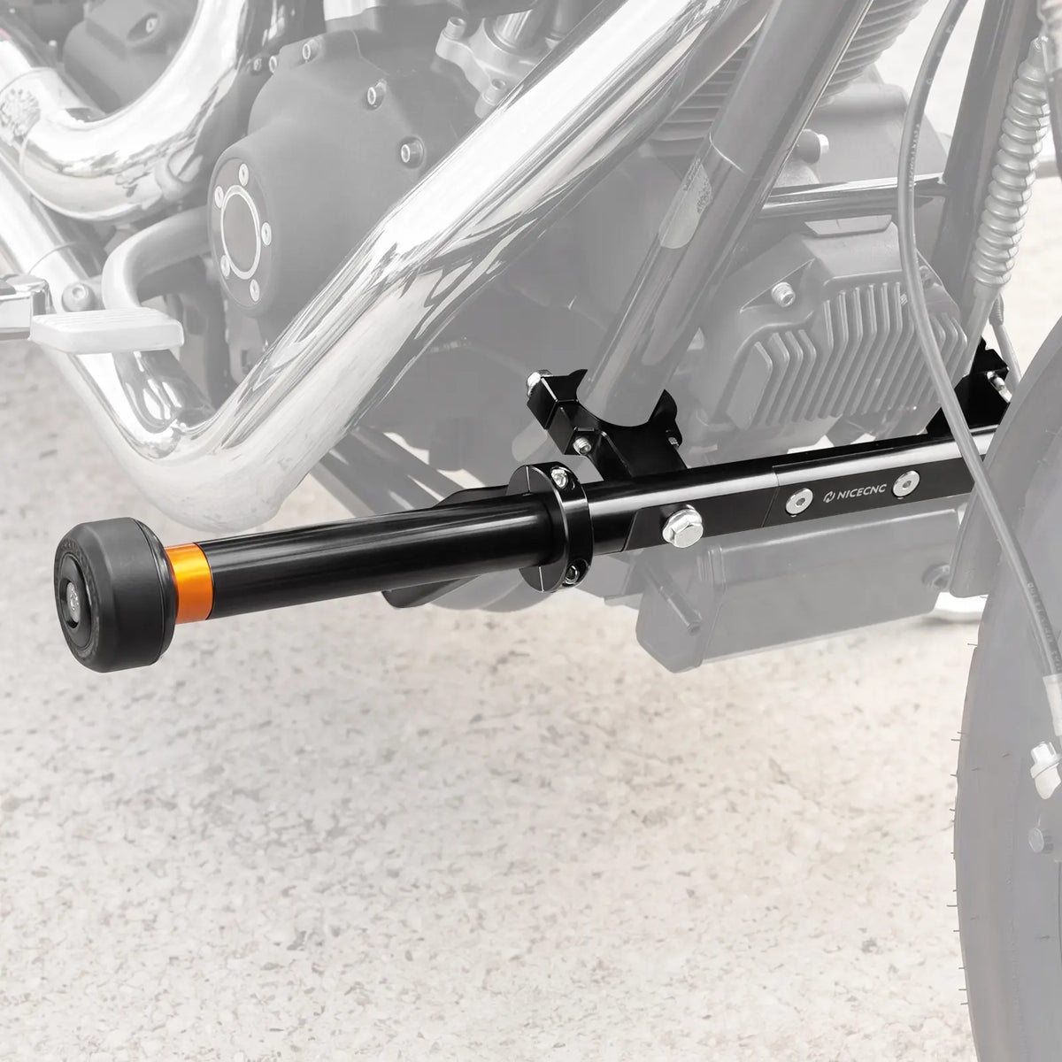 Front Crash Bar Engine Guard For Harley Dyna Low Rider Street Fat Bob Super Wide Glide