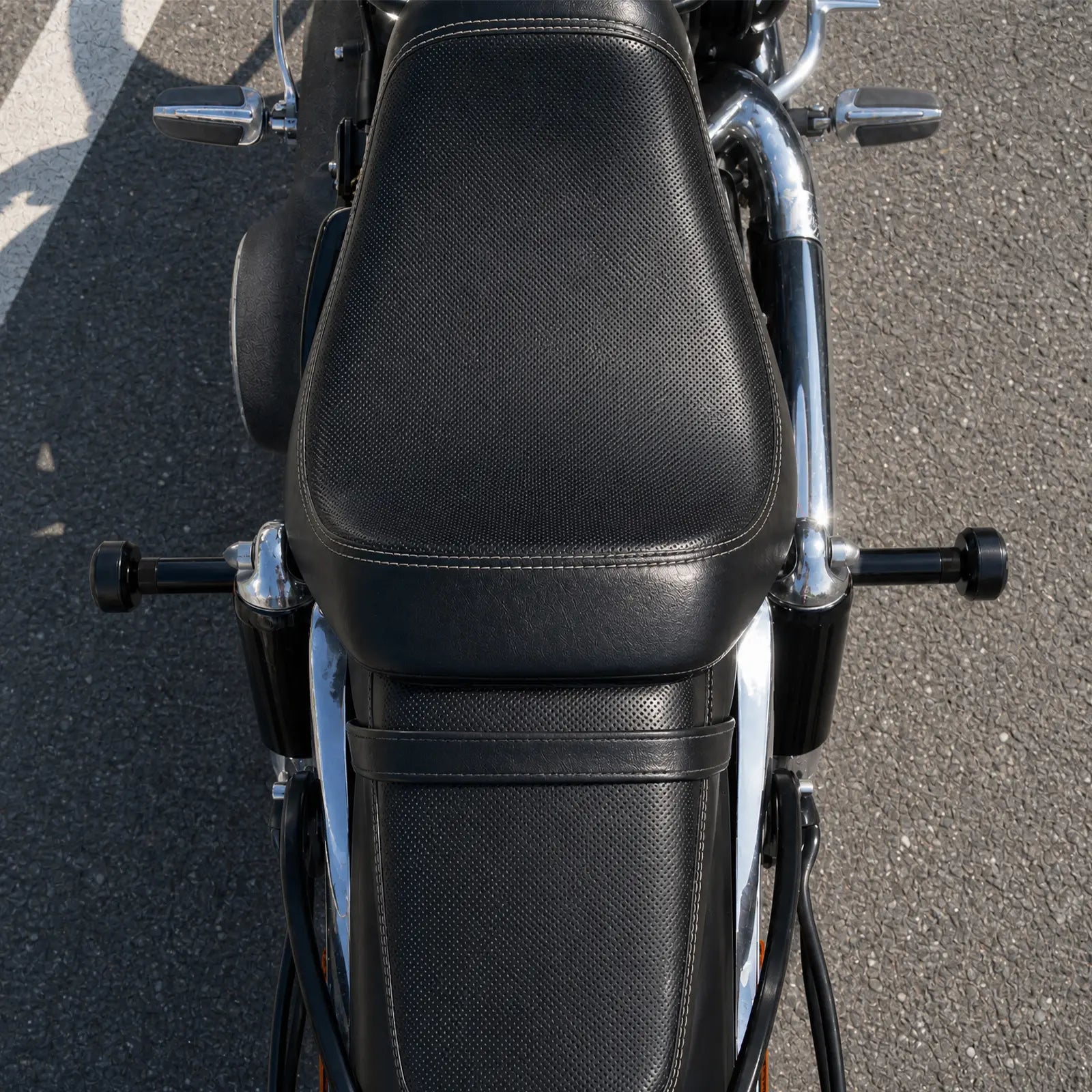Rear Crash Bar Frame Engine Guard For Harley Dyna Low Rider Street Bob Wide Glide 06-17