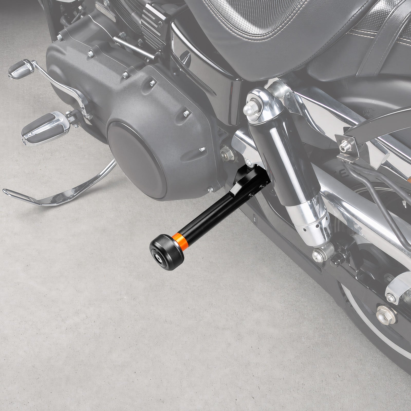 Rear Crash Bar Frame Engine Guard For Harley Dyna Low Rider Street Bob Wide Glide 06-17