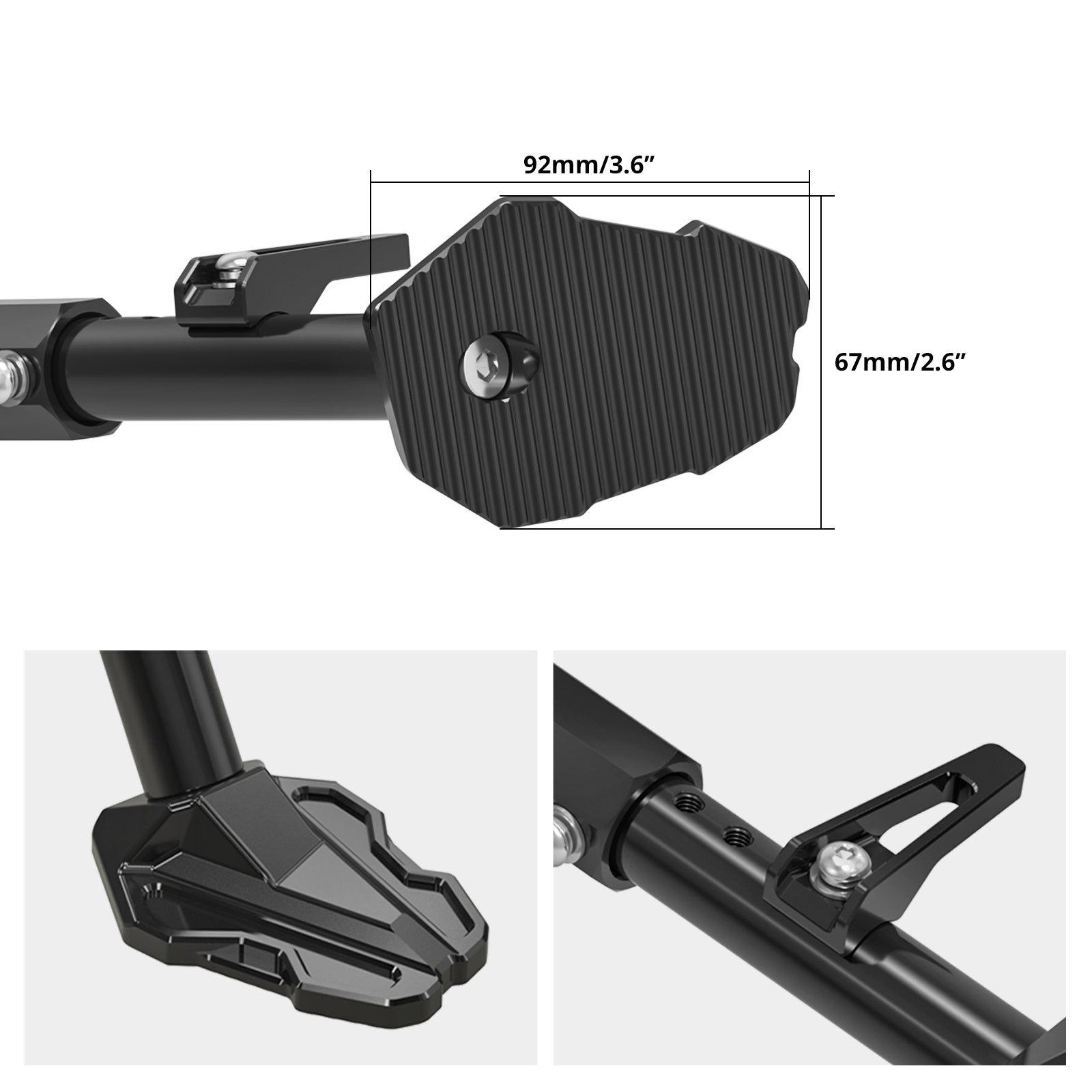 Adjustable Side Stand Kickstand For BMW R 1200 1250 GS Adventure