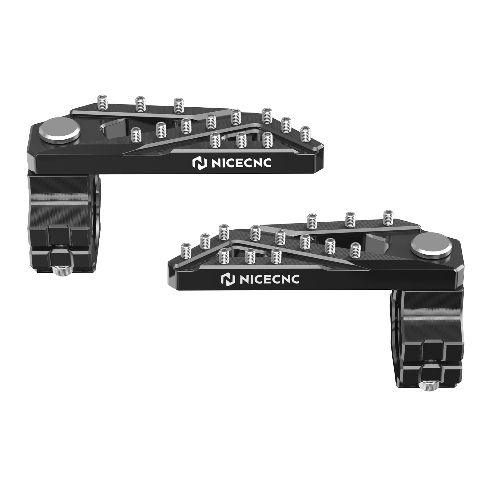Folding Foot Pegs Footrest Clamps For BMW R 1200 1250 GS ADV