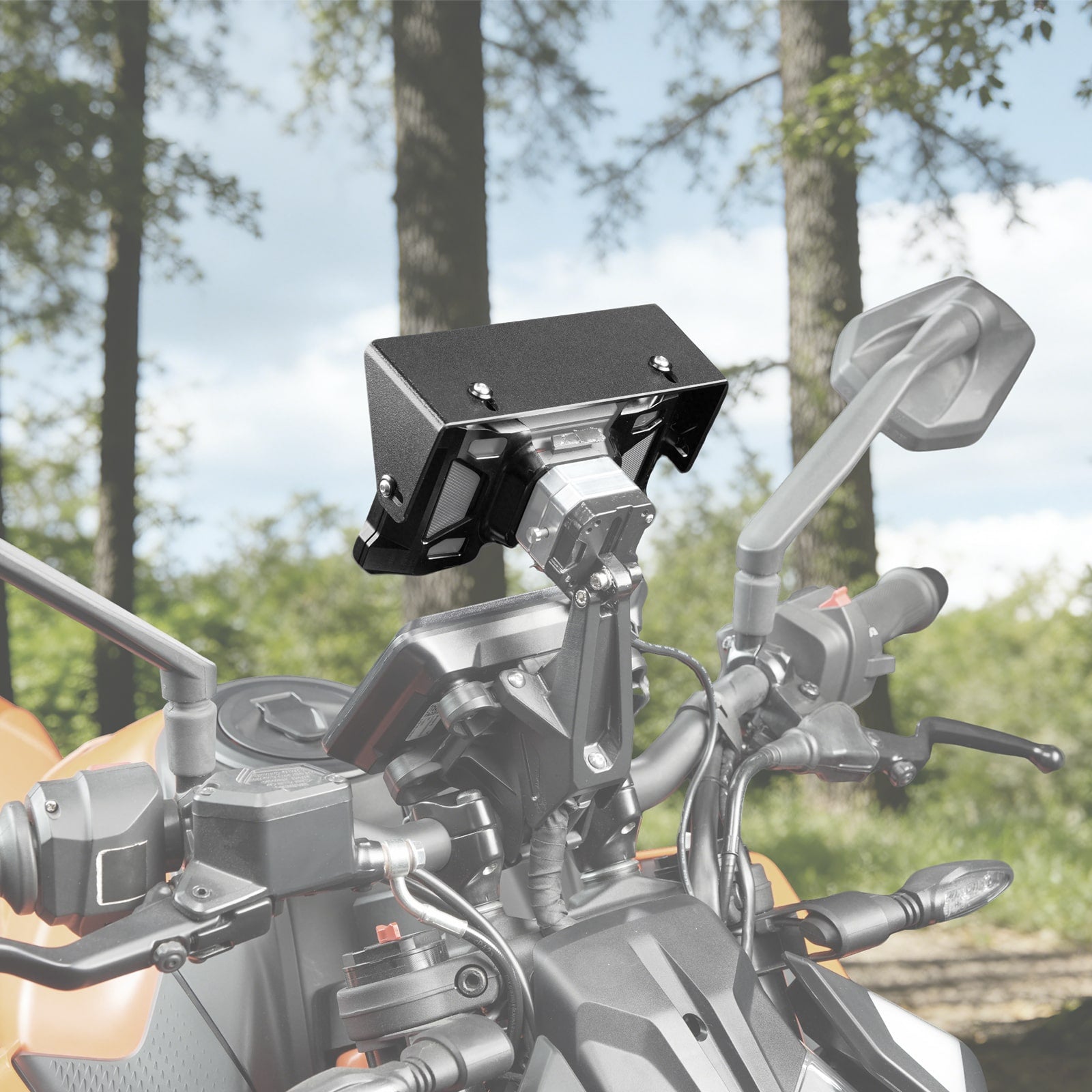 Protective Case + Adjustable Sun Visor Kit For Garmin Zumo XT2 6" Devices