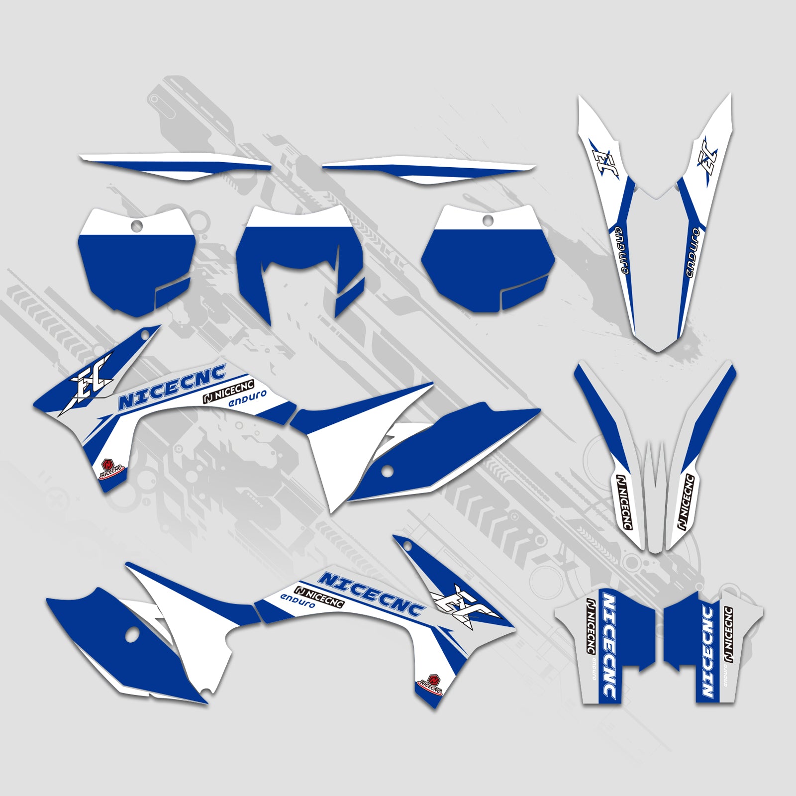 Off-Road Bike Full Graphics Decals Stickers Kit For KTM EXC 2012-2013 XC 2011