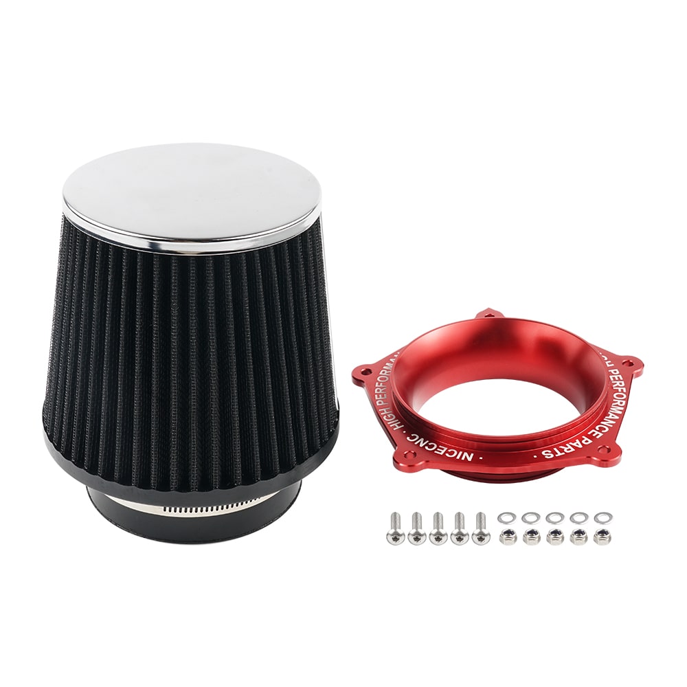 Air Filter Intake With Holder Adapter Kit For Yamaha YFZ450R 2009-2024 YFZ450X 10-11