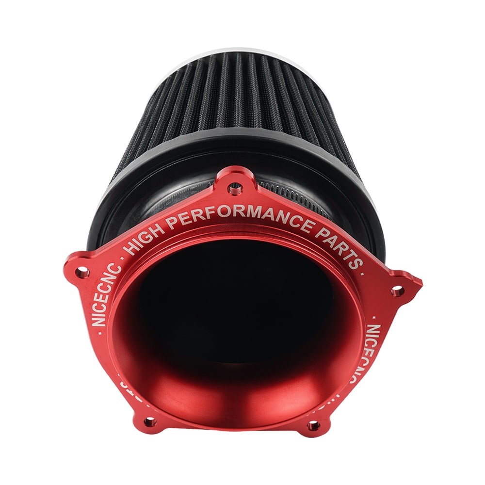 High Flow ATV Air Filter Intake w/ Adapter Kit For Yamaha YFZ450R 2009-2024