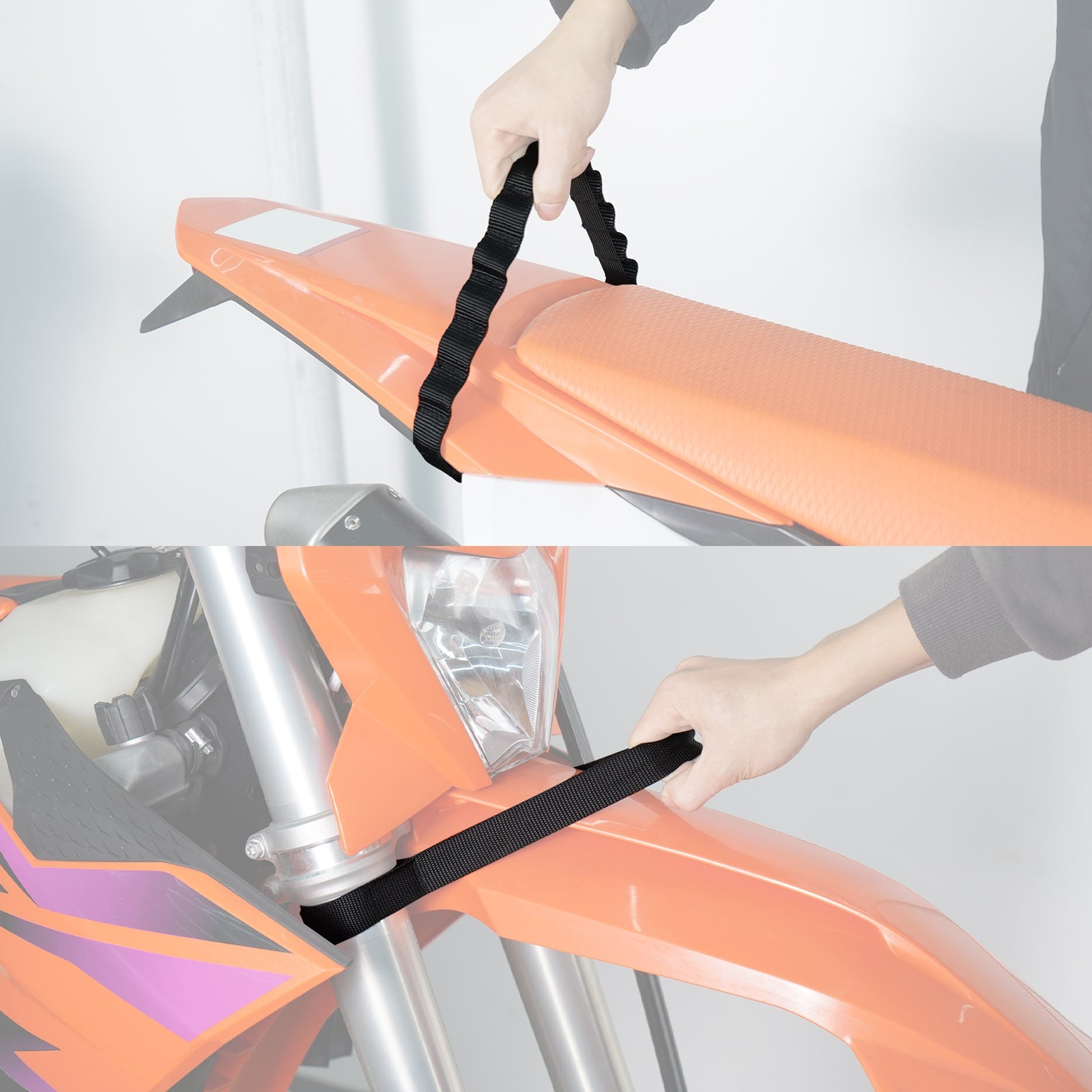 Front Rear Lift Pull Strap Kit For GasGas EX/ EX F/ EC/ EC F/ MC/ MC F 2024