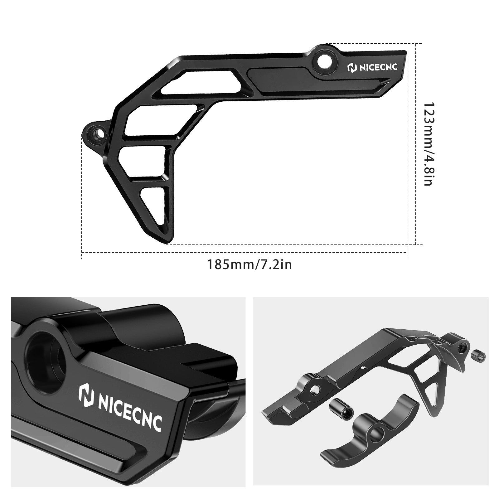 Front Chain Guard Case Saver Sprocket Cover For KTM 690 Enduro SMC R 2009-2025