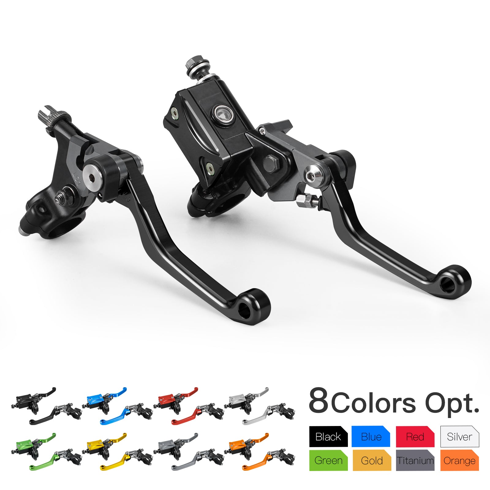 7/8" Hydraulic Brake Cable Clutch Levers for OFF-Road Motorcycles