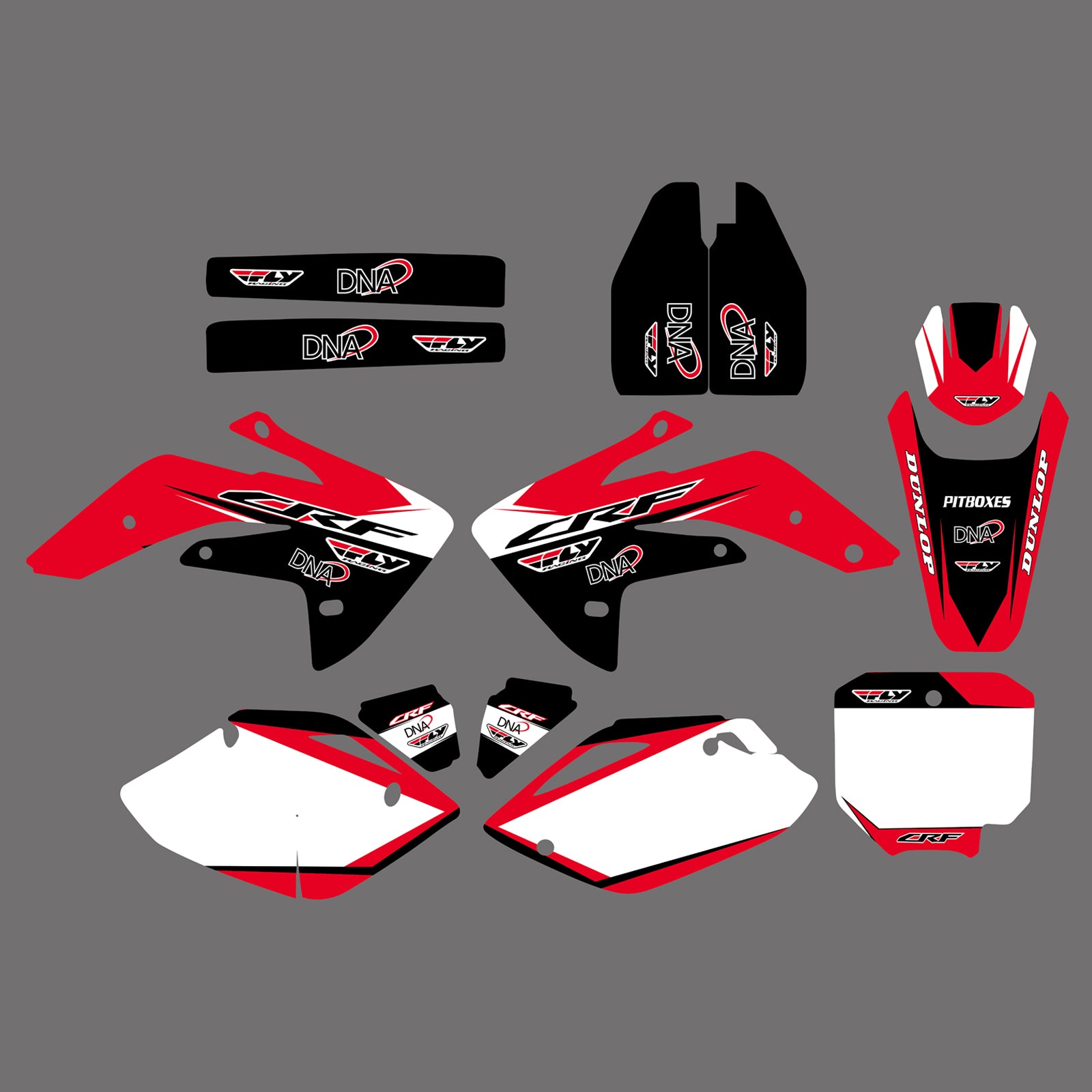 Graphic Decals Stickers Set For Honda CRF150R 2007-2022