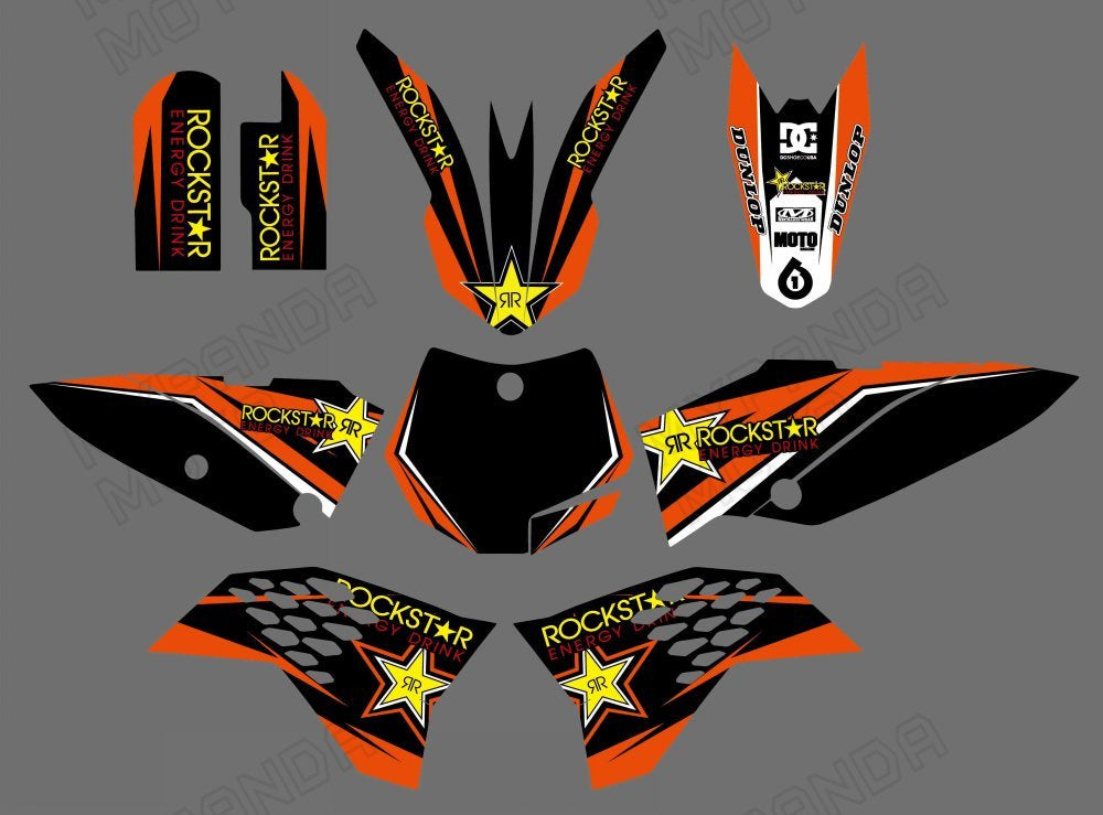 Team Graphics Deacls Stickers For KTM SX65 2009-2015