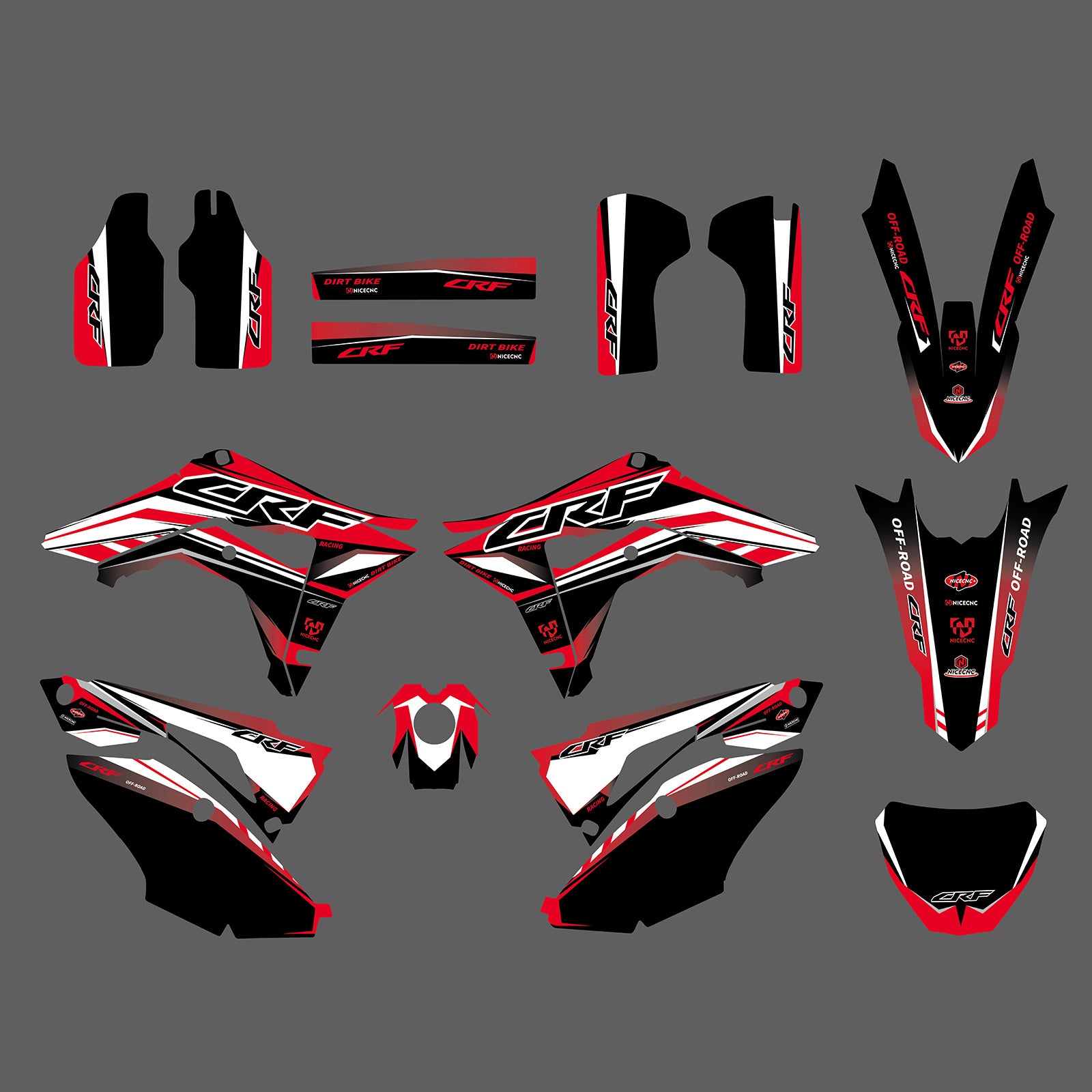 Motorcycle Decals Stickers Graphic Set For HONDA CRF250 2018-2021 CRF450 17-20