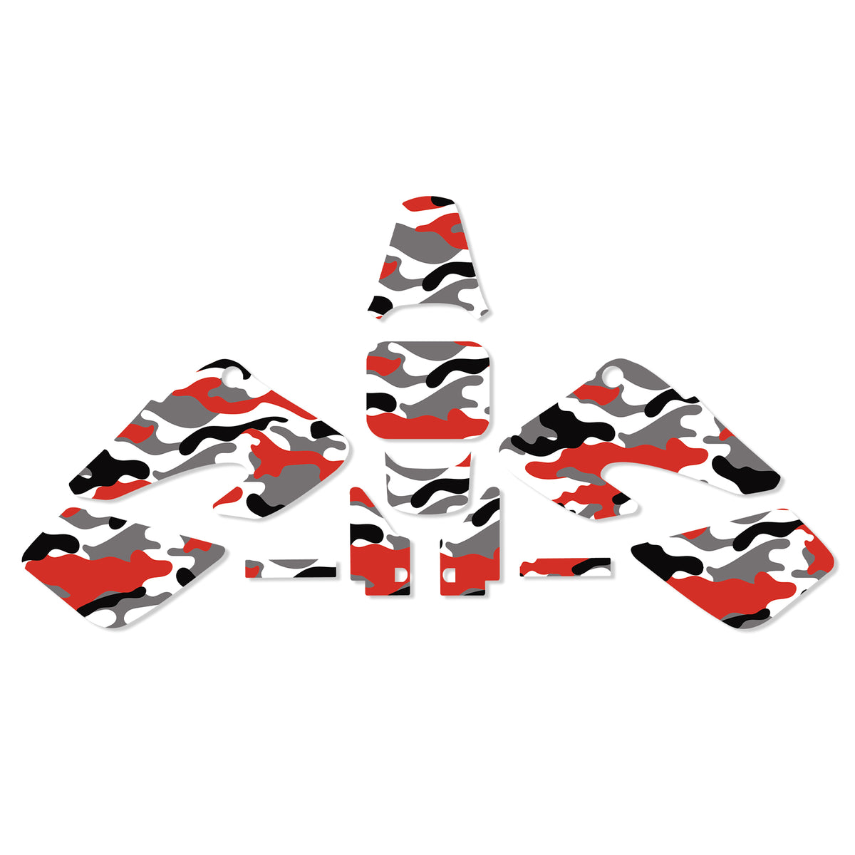 Motorcycle Full Graphics Decals Stickers Set For HONDA XR50 2000-2003