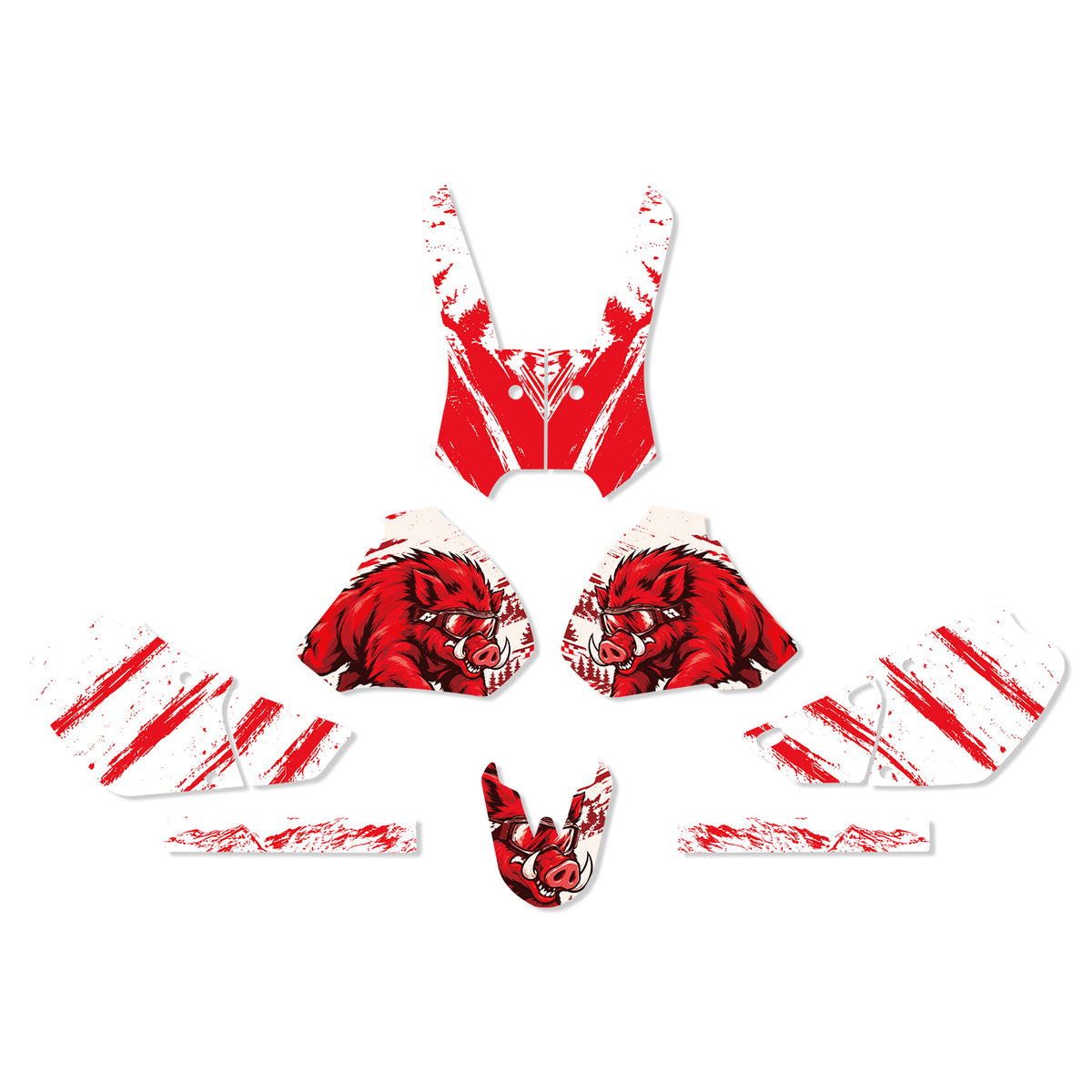 Motorcycle Full Graphics Decals Stickers Set For HONDA XR250/XR400 1996-2004