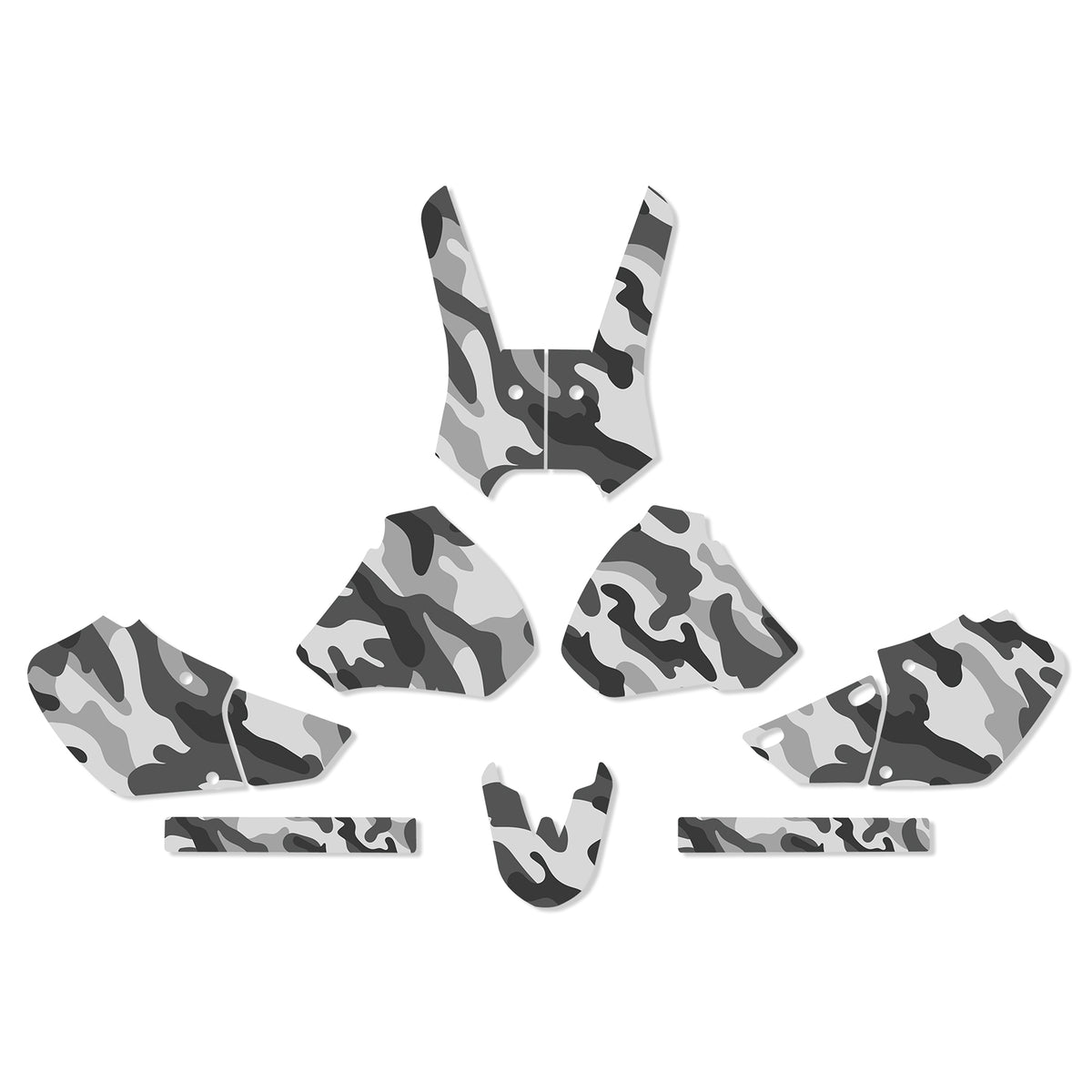 Motorcycle Full Graphics Decals Stickers Set For HONDA XR250/XR400 1996-2004