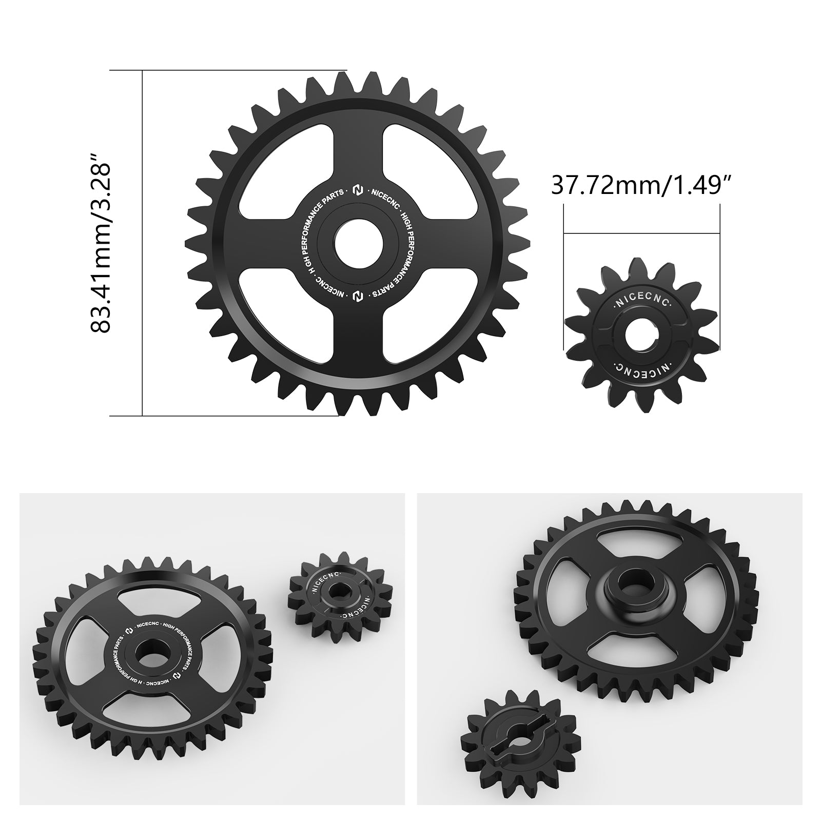 Engine Oil Pump Idler Gear For KTM 250/350 EXC-F XCF-W 2016-2023 Husqvarna 250/350 FE Gas Gas