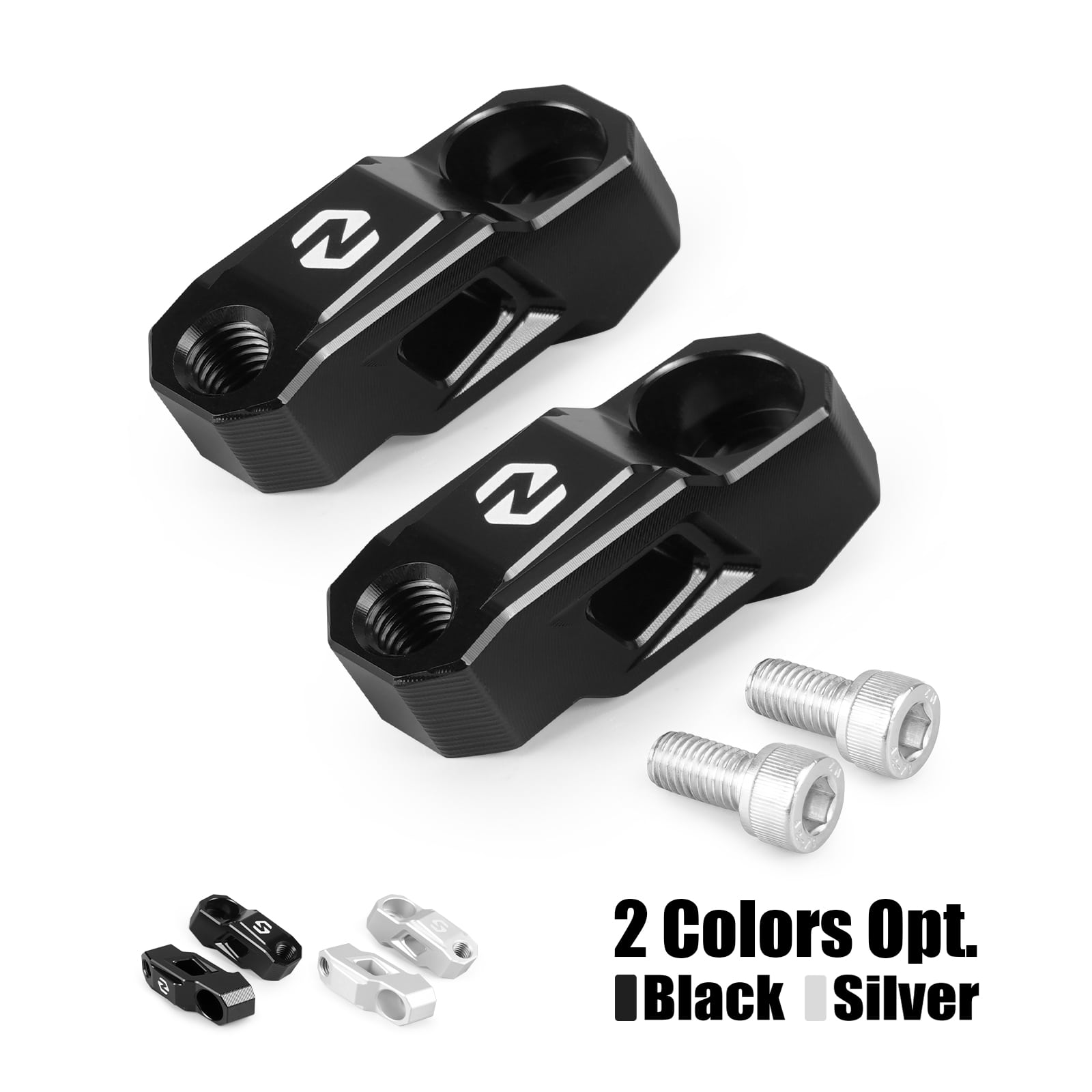 40mm Mirror Extender Riser For BMW R1250GS 19-23 R1200GS 13-18