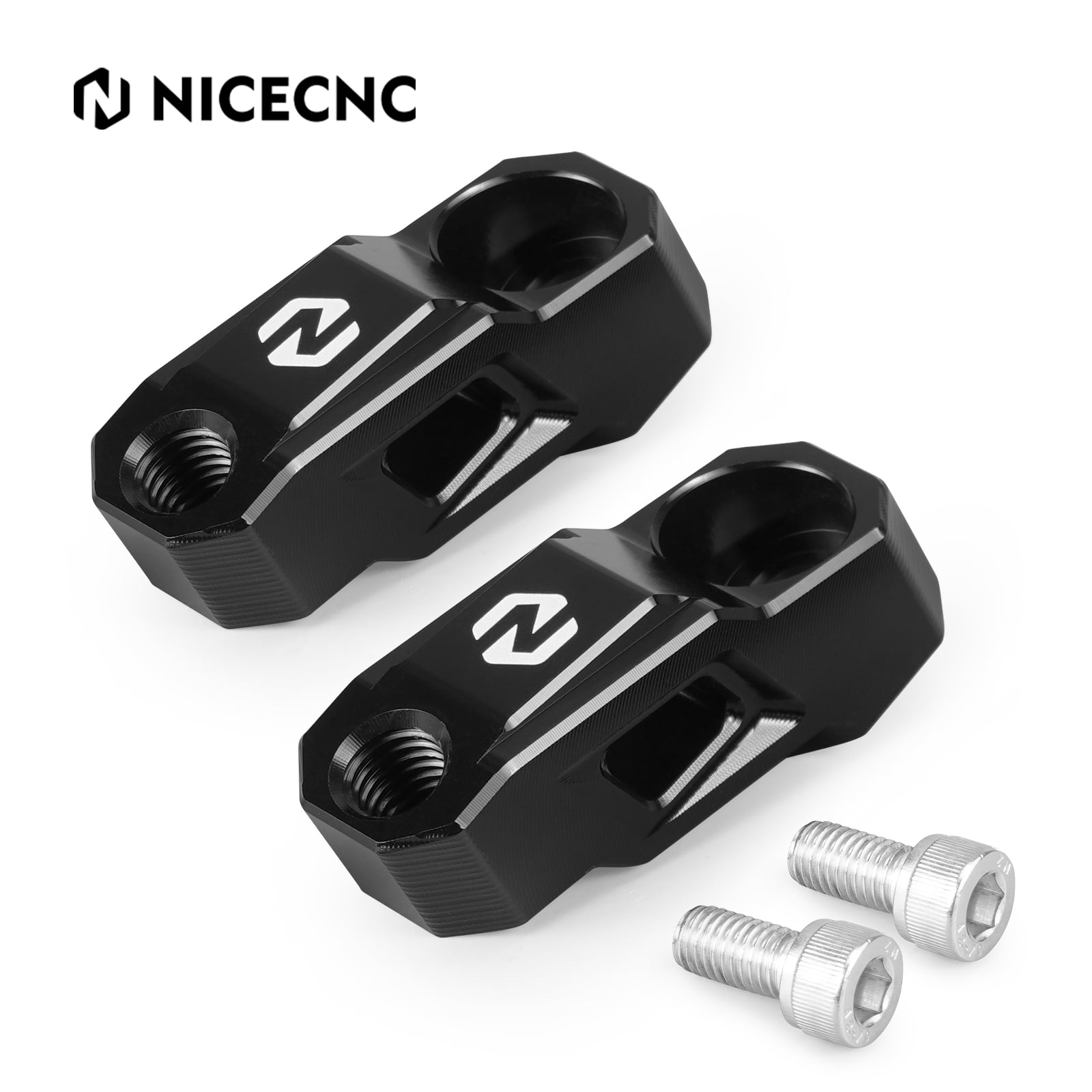 40mm Mirror Extender Riser For BMW R1250GS 19-23 R1200GS 13-18
