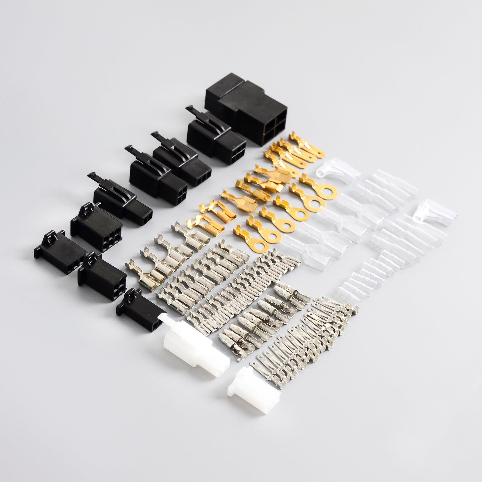 Universal Motorcycle Electrical Wiring Harness Repair Connector Plug Bullets PVC