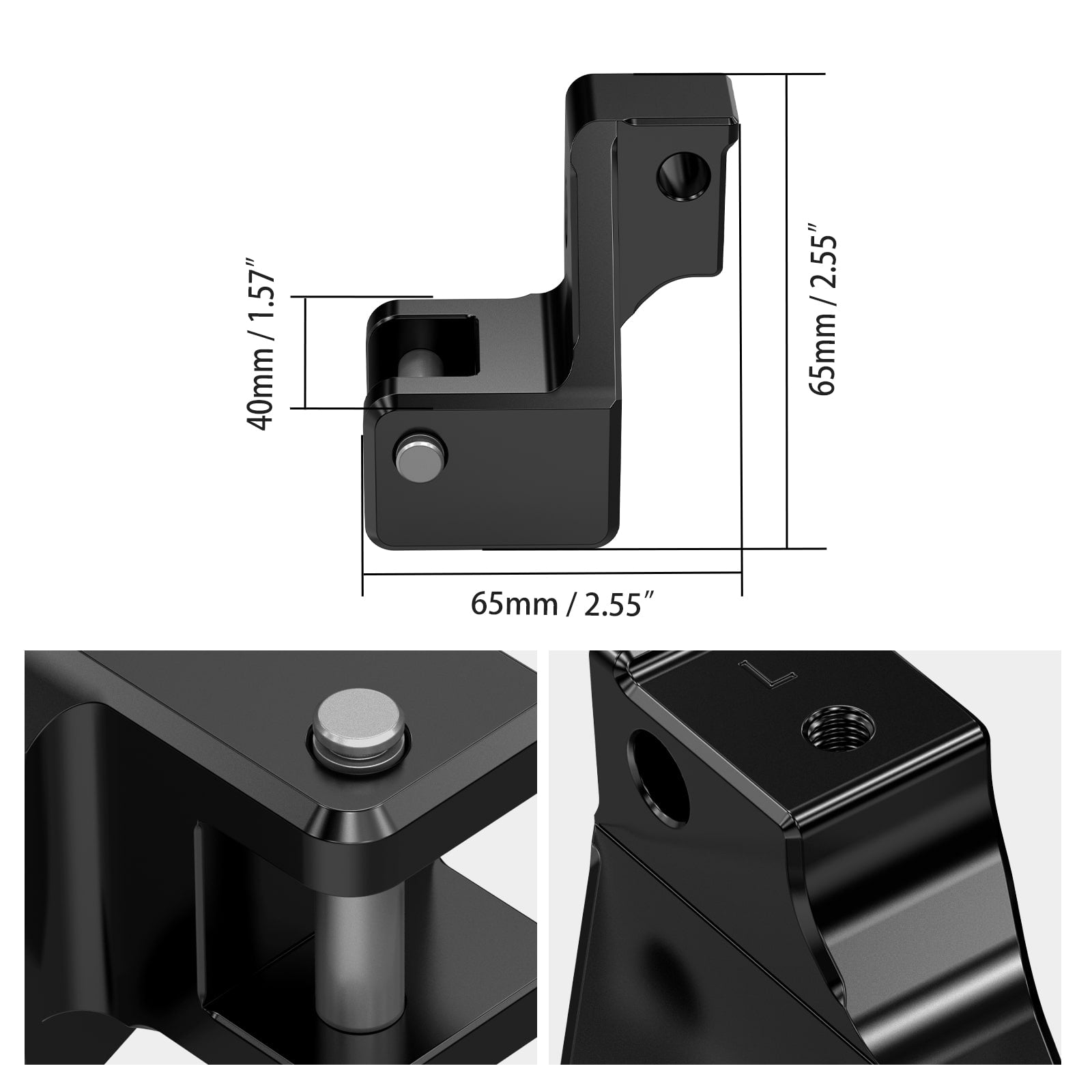Passenger Footrest Lowering Kit For BMW R1250GS/R1250GS Adv 40mm Drop & 15mm Forward