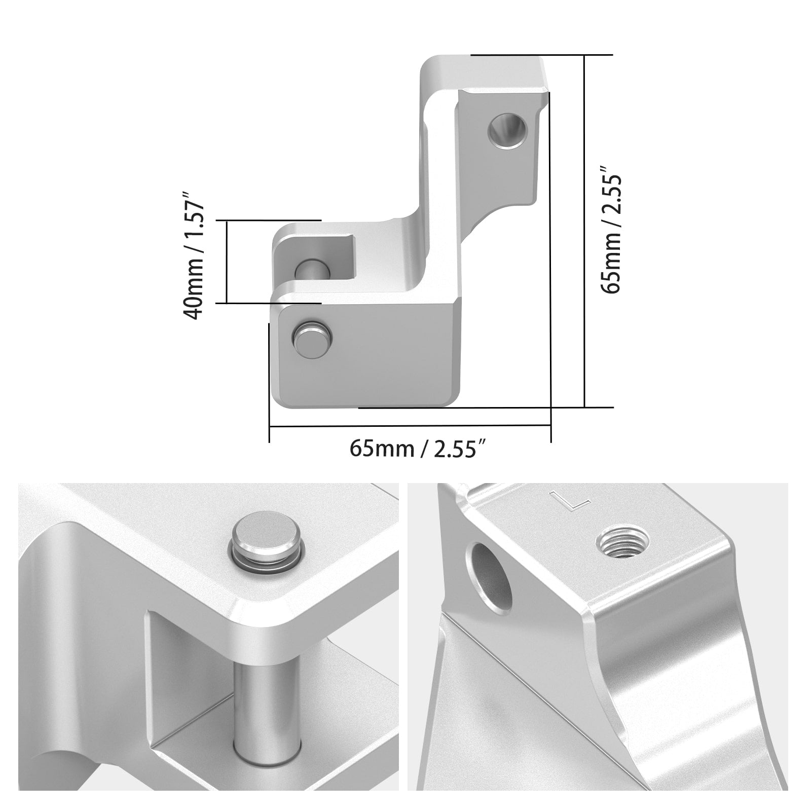 Passenger Footrest Lowering Kit For BMW R1250GS/R1250GS Adv 40mm Drop & 15mm Forward