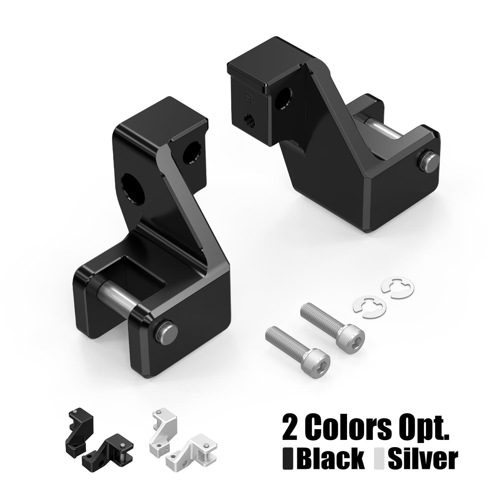 Passenger Footrest Lowering Kit For BMW R1250GS/R1250GS Adv 40mm Drop & 15mm Forward