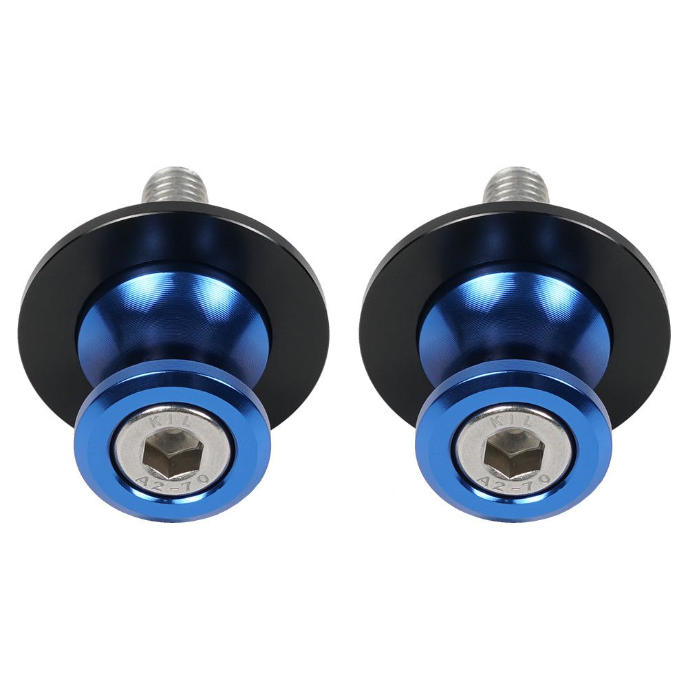 10mm Swing Arm Sliders Spools For Kawasaki ZX-11 ZX1100 90-01 ZX-14 ZX14R 06-14