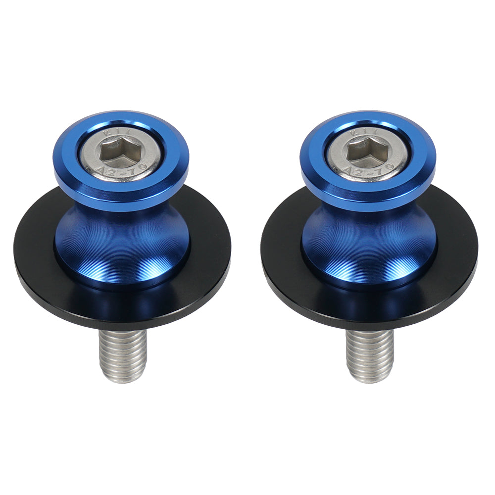 10mm Swing Arm Sliders Spools For Kawasaki ZX-11 ZX1100 90-01 ZX-14 ZX14R 06-14