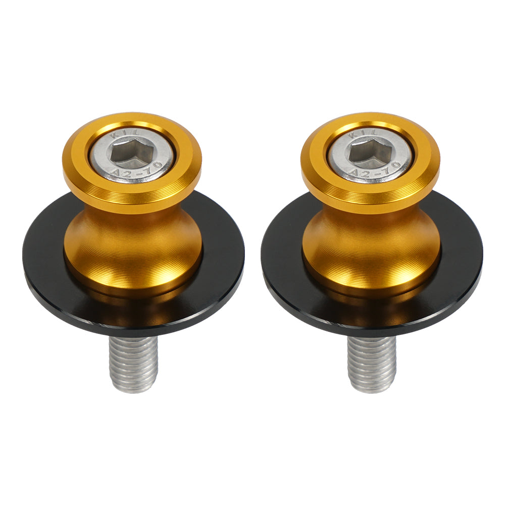 10mm Swing Arm Sliders Spools For Kawasaki ZX-11 ZX1100 90-01 ZX-14 ZX14R 06-14