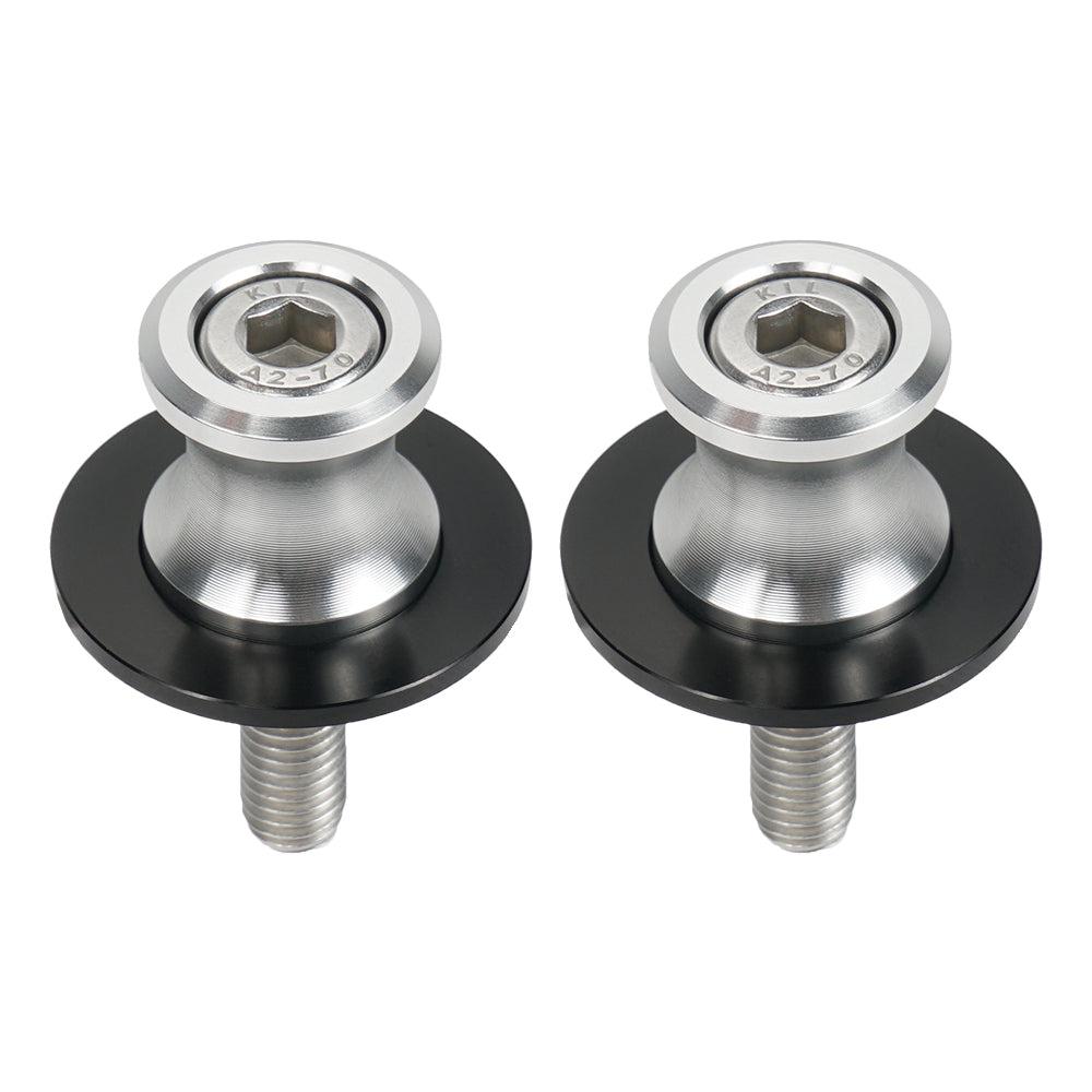 10mm Swing Arm Sliders Spools For Kawasaki ZX-11 ZX1100 90-01 ZX-14 ZX14R 06-14