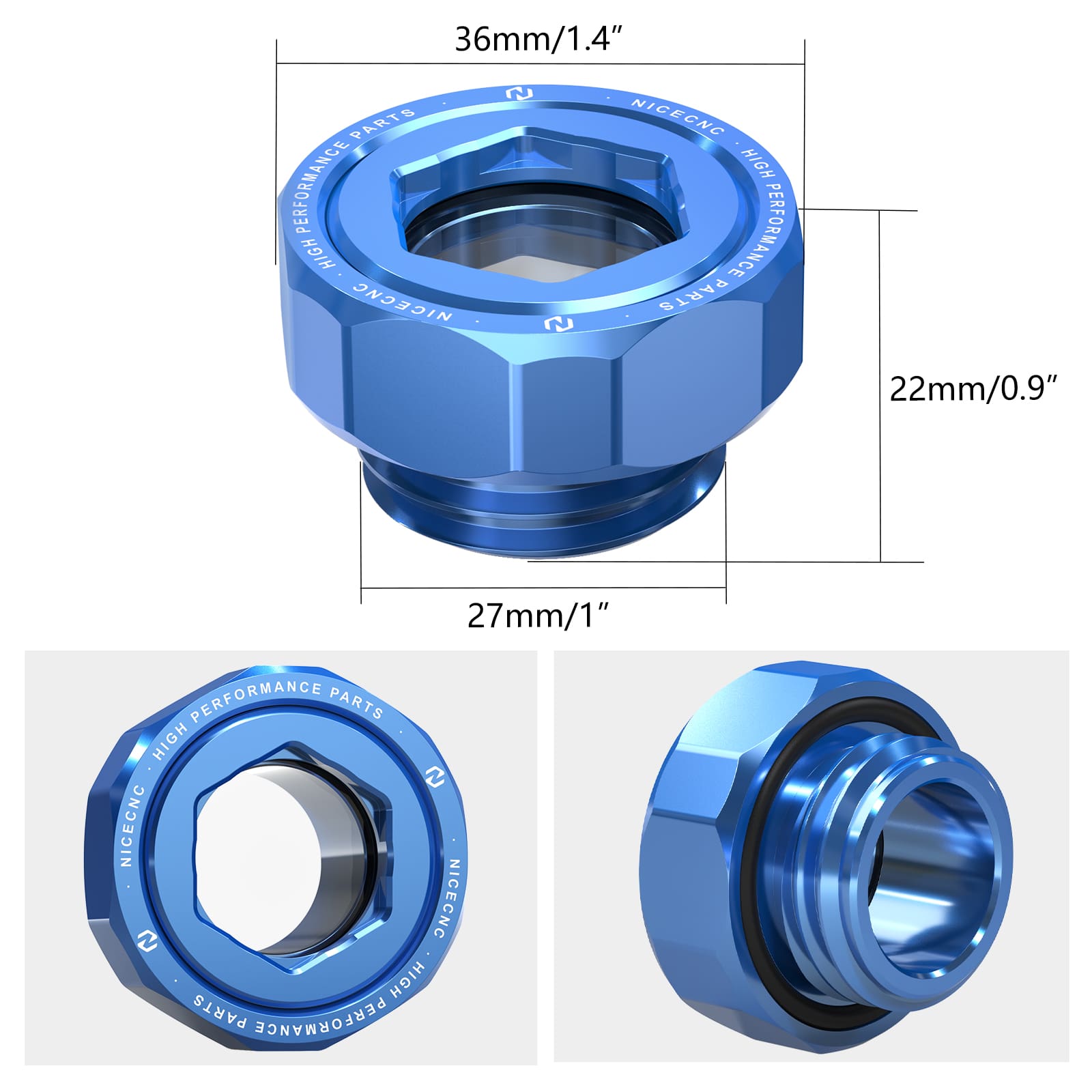 Oil Fill Cap for Yamaha Tenere 700 /XTZ700 2019-2024 Rally Edition 2020-2023 World Raid 2022