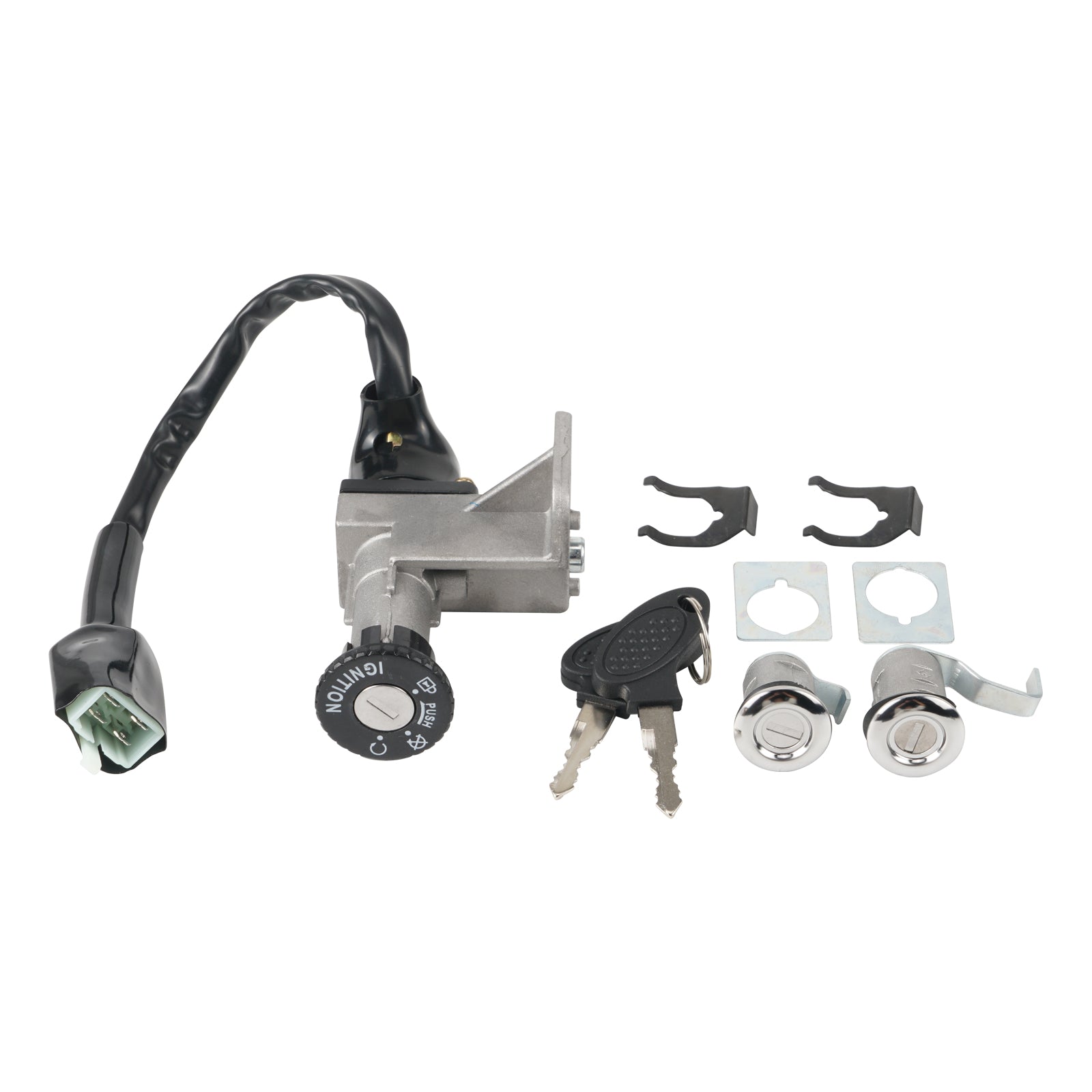 Ignition Switch Luggage Lock Kit For Chinese 50/150cc GY6 Taotao Jonway Roketa Scooter