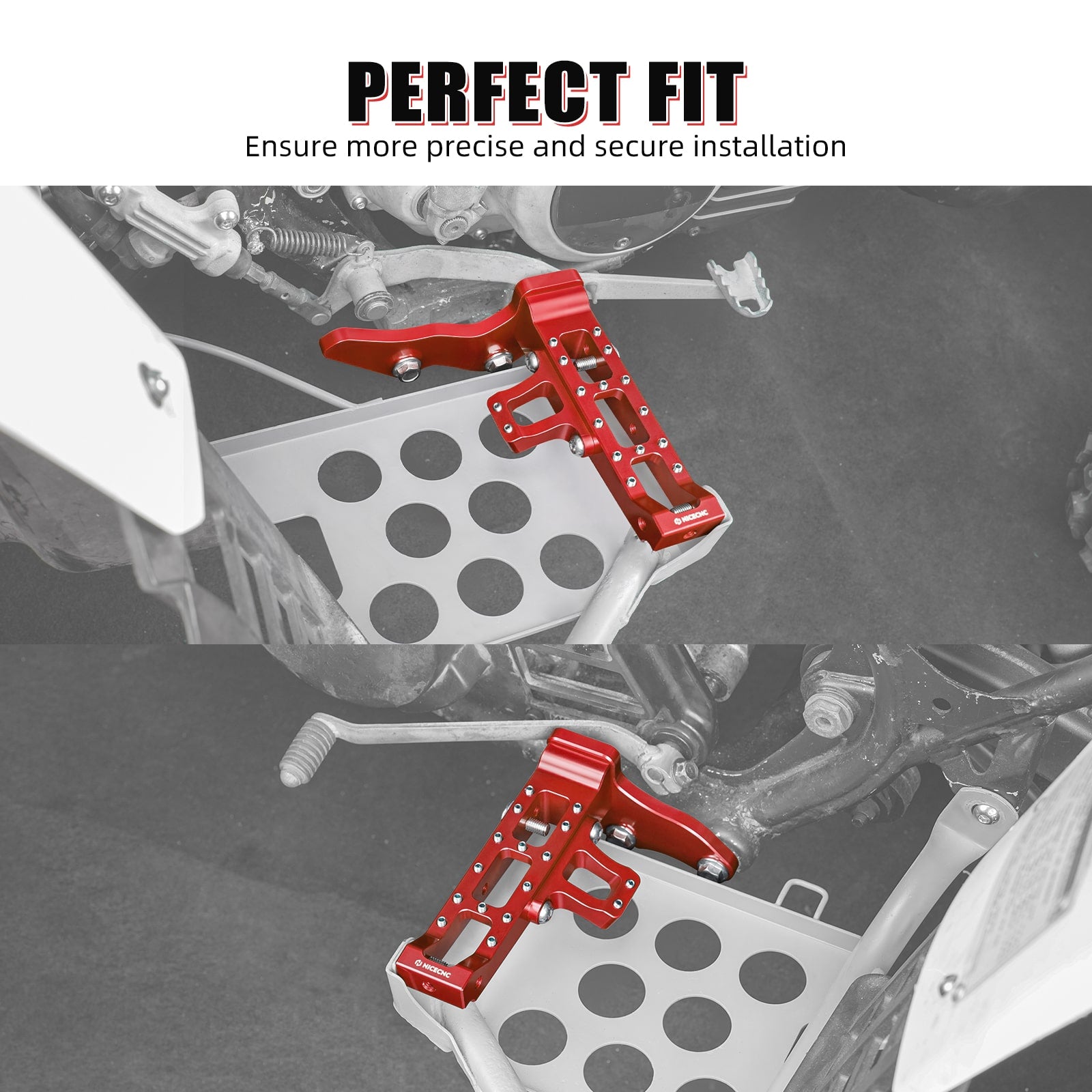 ATV Extended Wider Foot Pegs Pedals For Yamaha Banshee 350 1987-2006